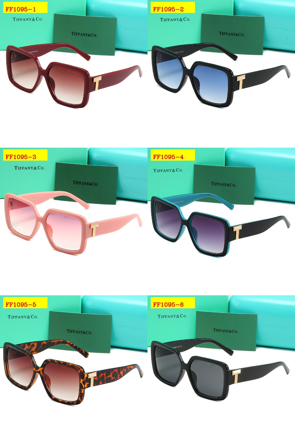 23$ dh TIFFANY CO Sunglassess With Box 70468012630 FF1095 gallery