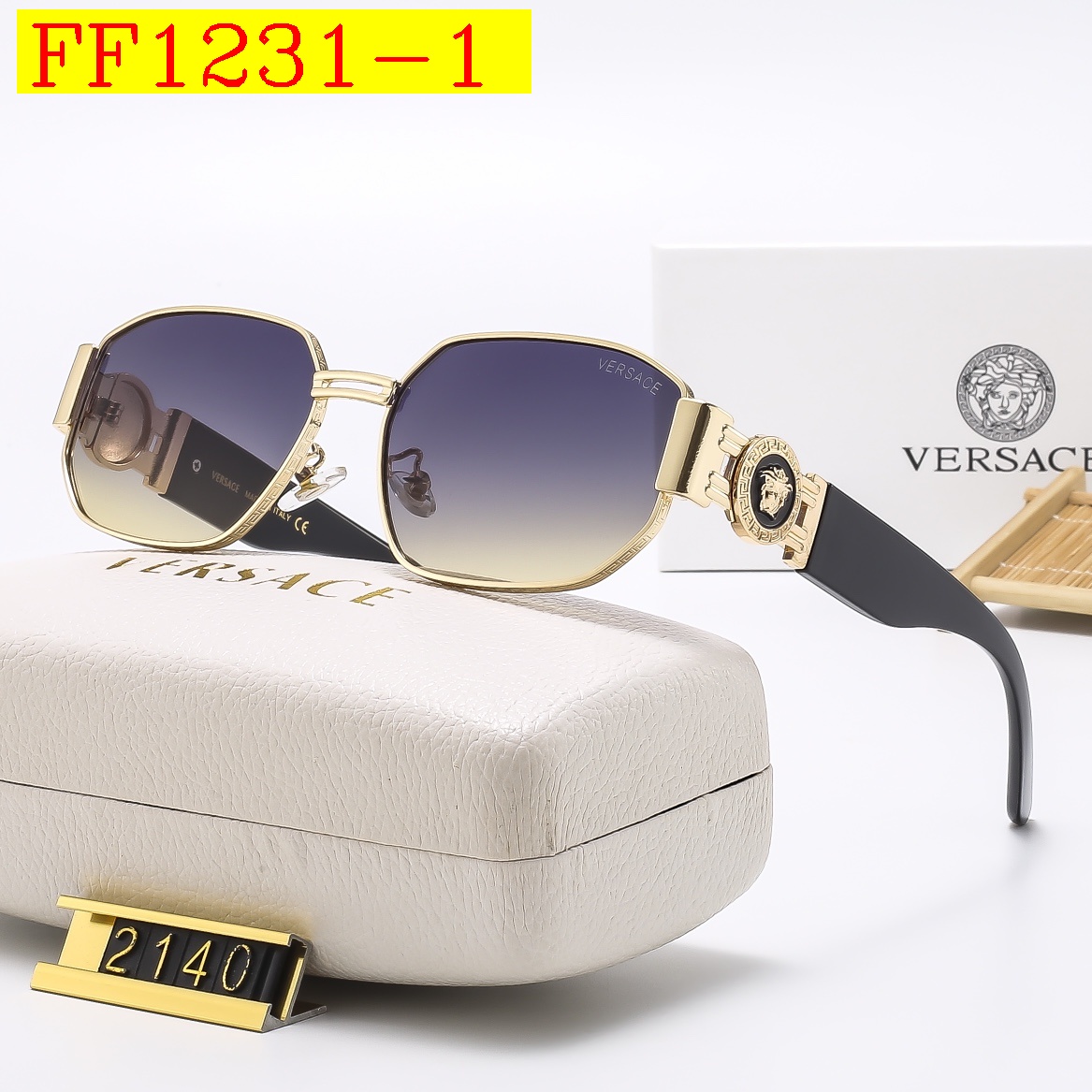 23$ dh VERSACE 2140 Sunglassess With Box 80569012630 FF1231 gallery