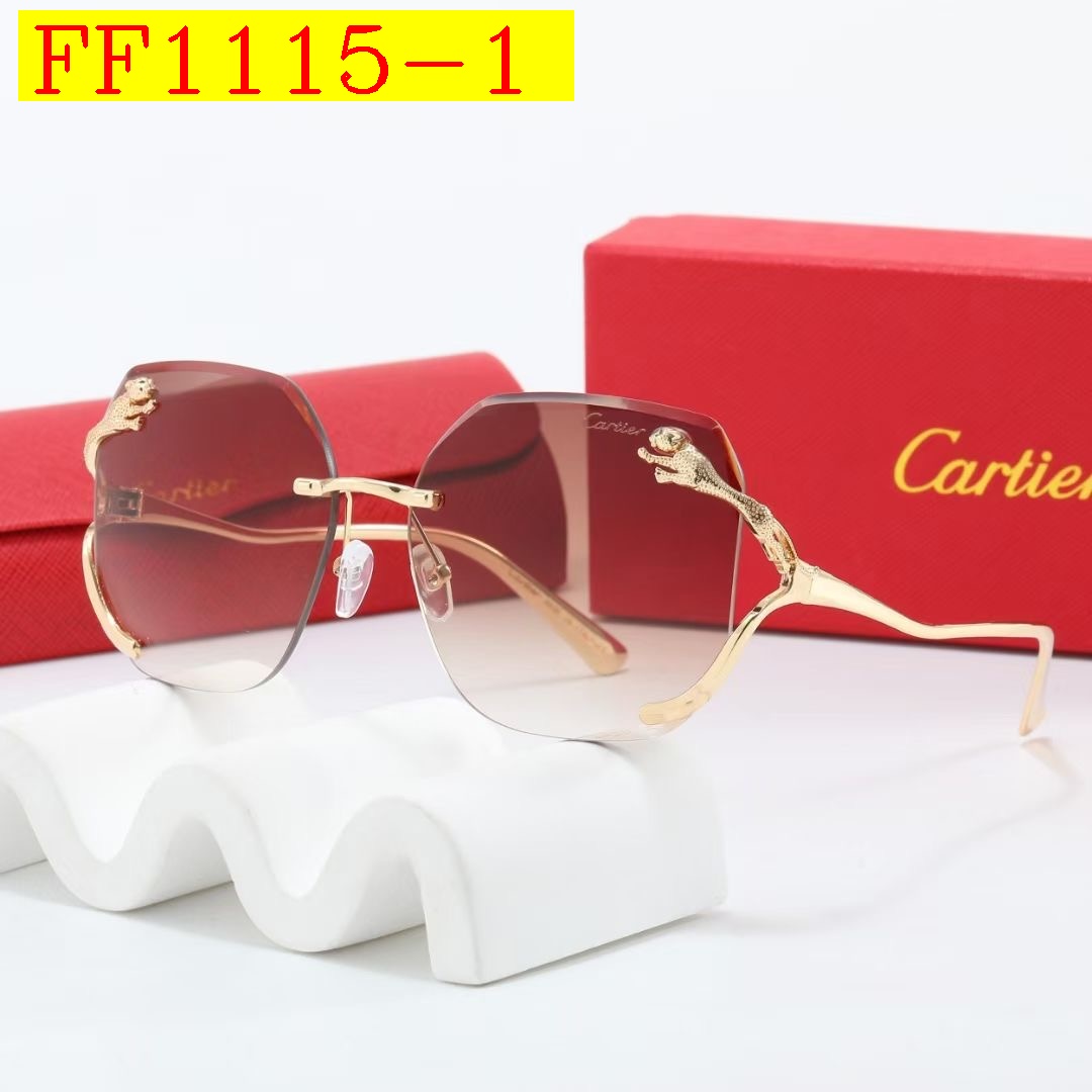 23$ dh cartier Sunglassess With Box 40165012630 FF1115 gallery