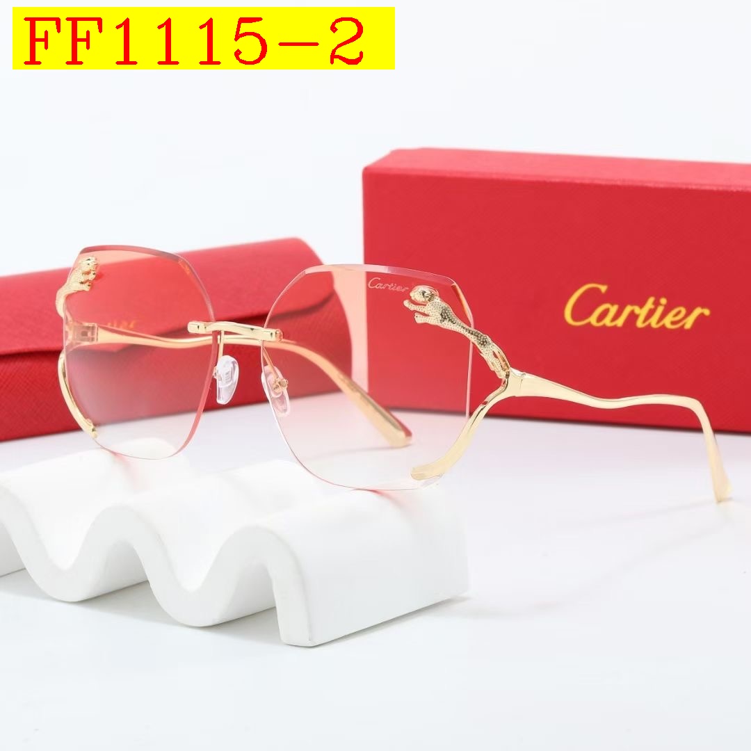 23$ dh cartier Sunglassess With Box 40165012630 FF1115 gallery