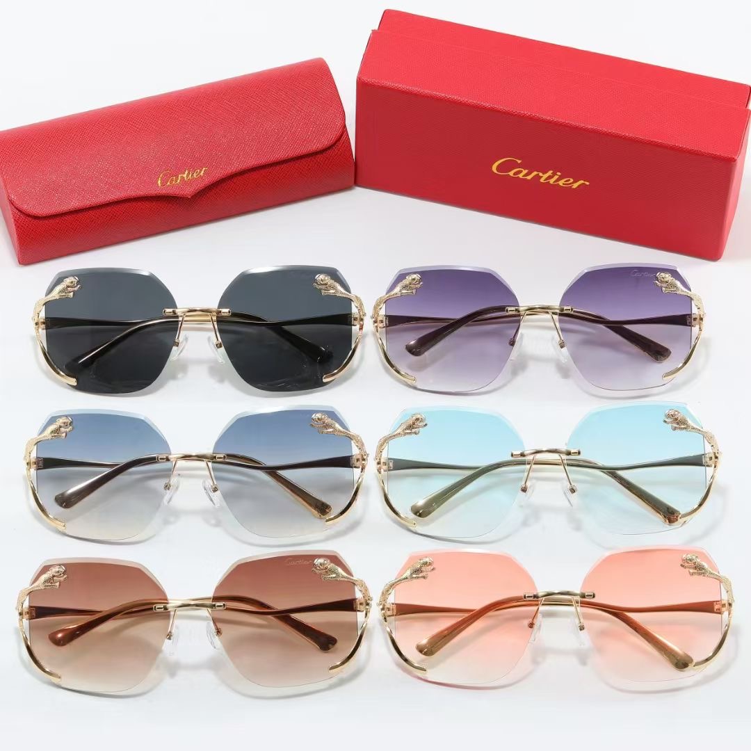 23$ dh cartier Sunglassess With Box 40165012630 FF1115 gallery