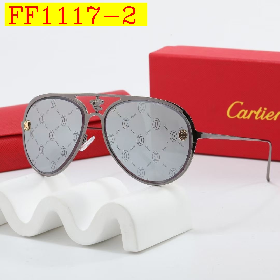 23$ dh cartier Sunglassess With Box 80562012630 FF1117 gallery