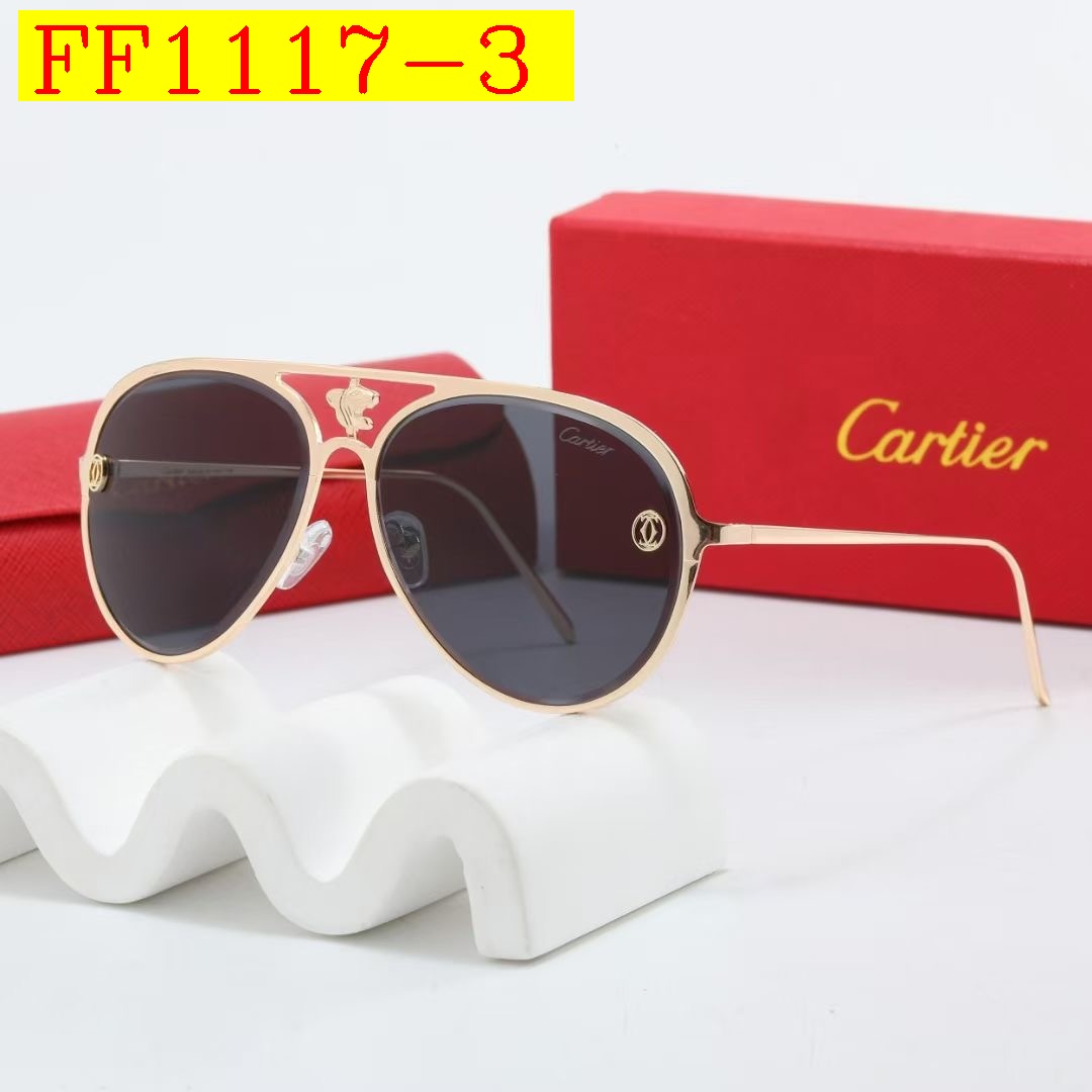 23$ dh cartier Sunglassess With Box 80562012630 FF1117 gallery