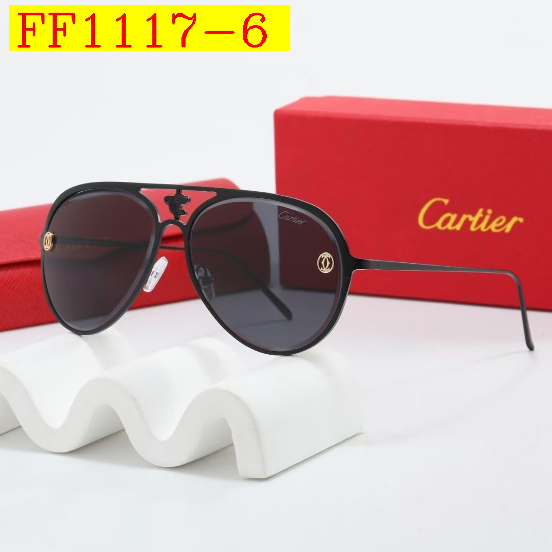23$ dh cartier Sunglassess With Box 80562012630 FF1117 gallery