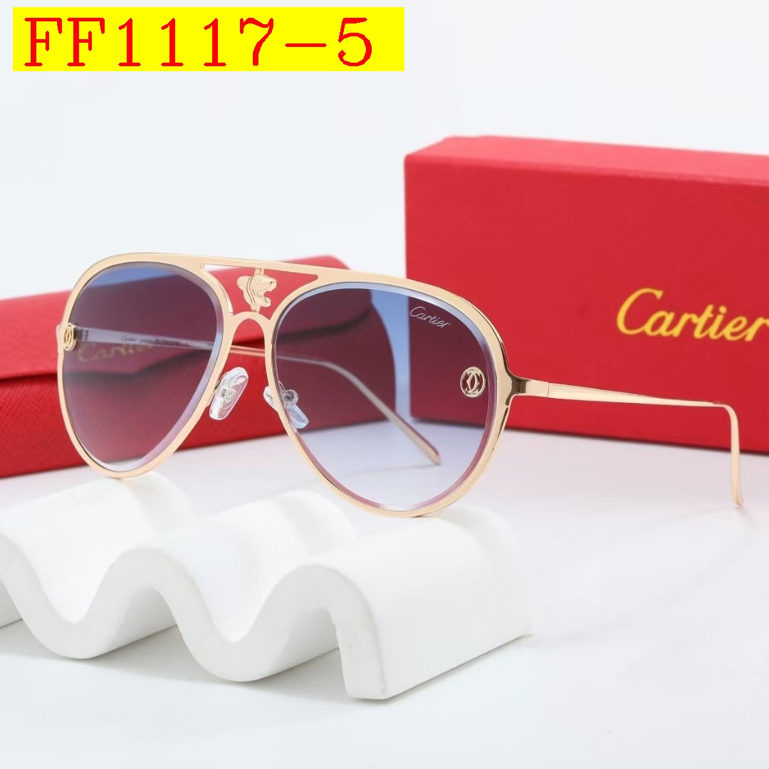 23$ dh cartier Sunglassess With Box 80562012630 FF1117 gallery
