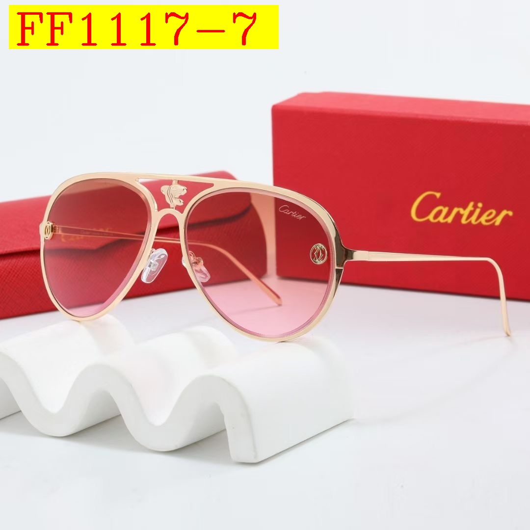 23$ dh cartier Sunglassess With Box 80562012630 FF1117 gallery