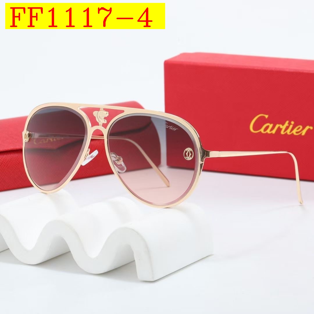 23$ dh cartier Sunglassess With Box 80562012630 FF1117 gallery