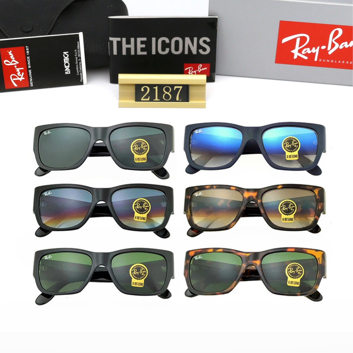 23$ new_dh Ray Ban 2187 60584012524 FF6S57 gallery