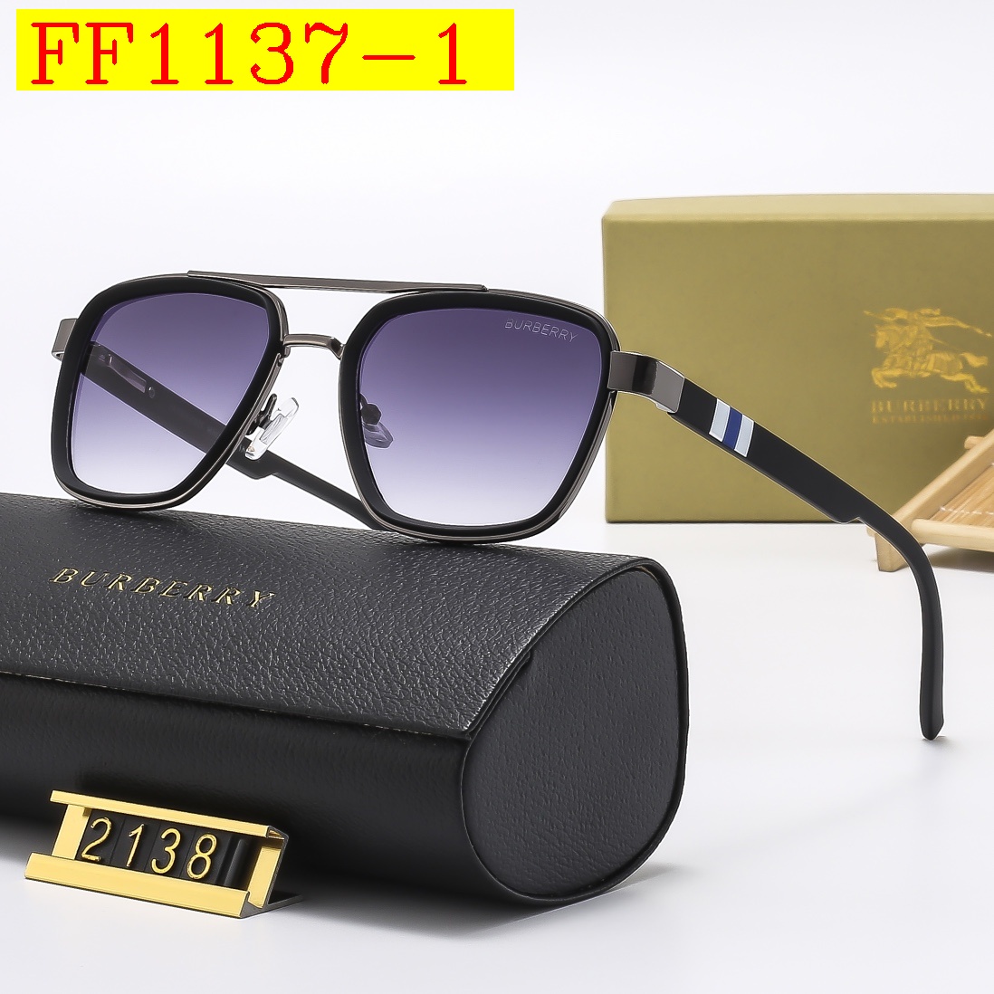 24$ dh BURBERRY 2138 Sunglassess With Box 90564812645 FF1137 gallery