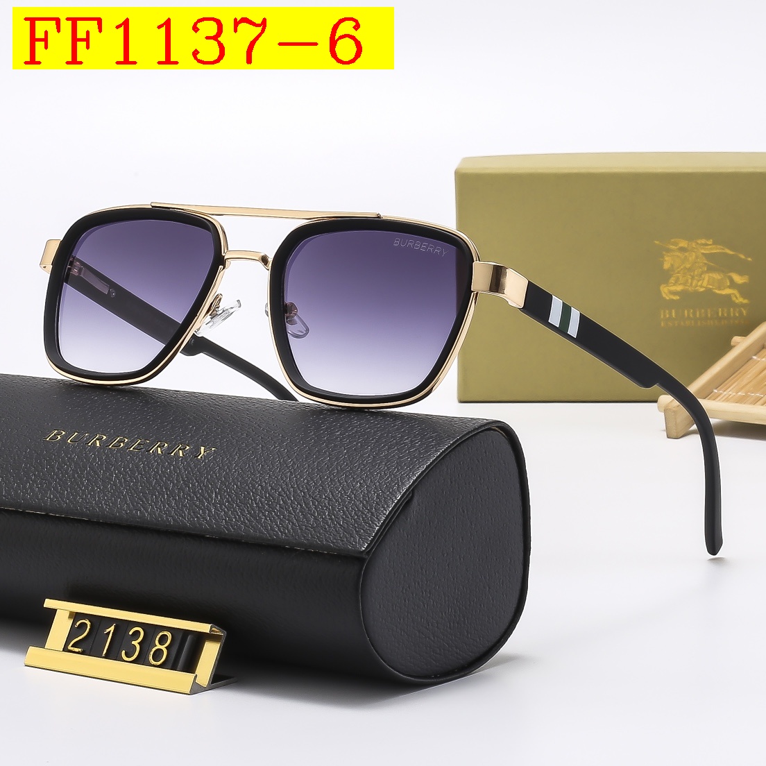 24$ dh BURBERRY 2138 Sunglassess With Box 90564812645 FF1137 gallery