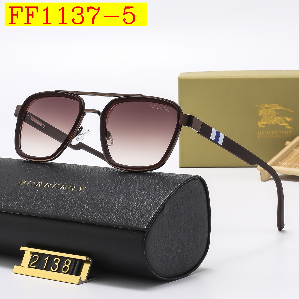24$ dh BURBERRY 2138 Sunglassess With Box 90564812645 FF1137 gallery