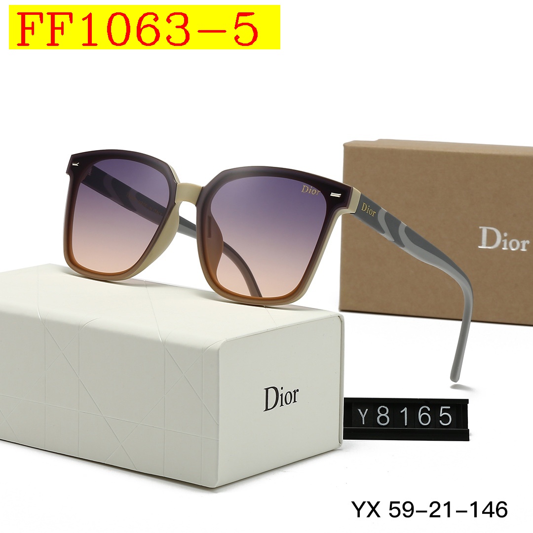 24$ dh DIOR 8165 Nylon lenses Sunglassess With Box 50276412740 FF1063 gallery