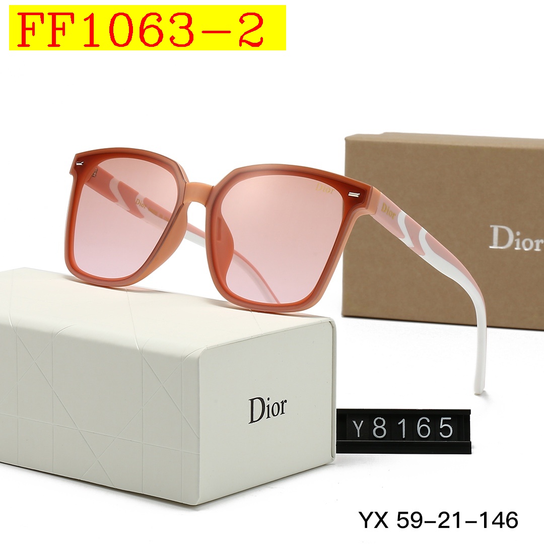 24$ dh DIOR 8165 Nylon lenses Sunglassess With Box 50276412740 FF1063 gallery
