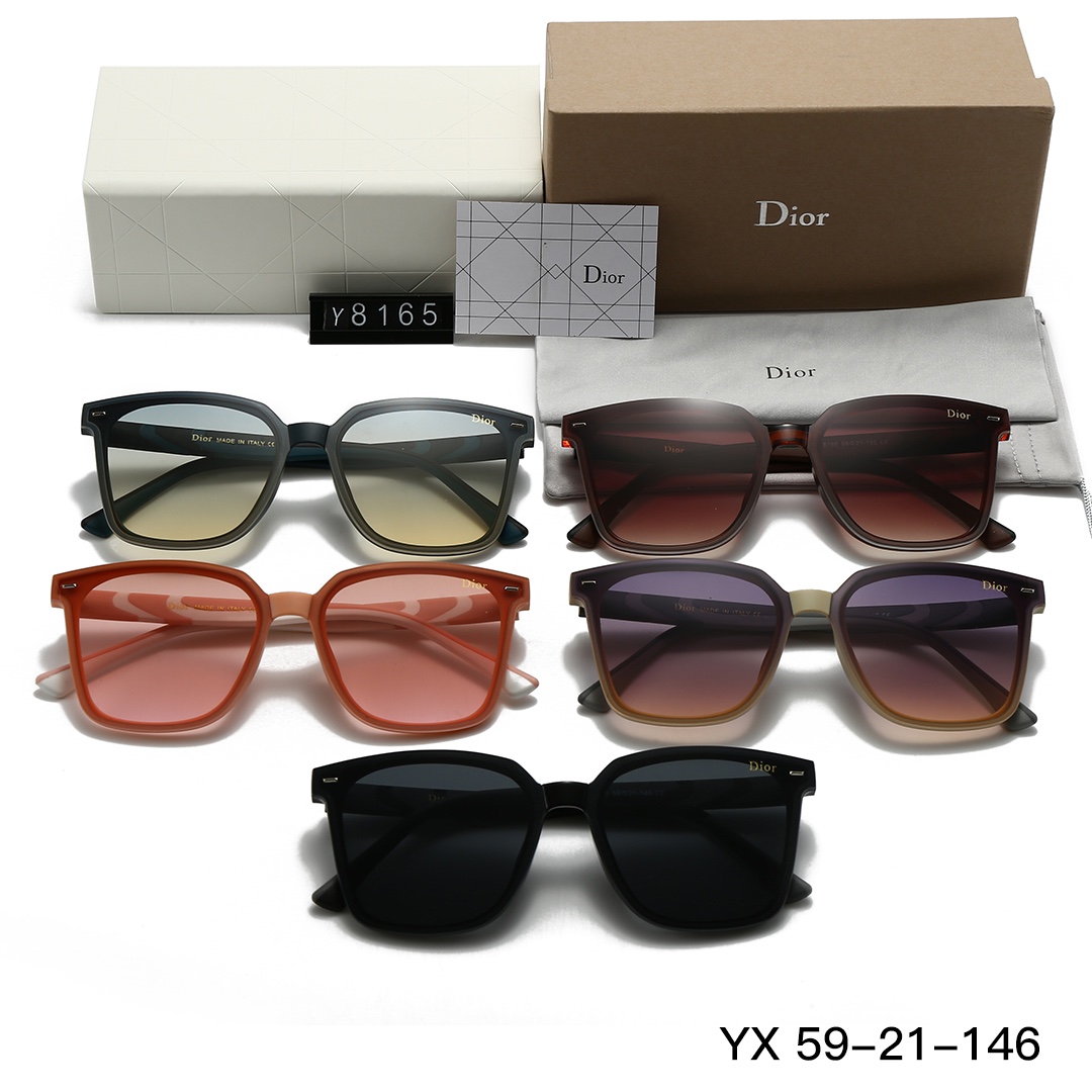 24$ dh DIOR 8165 Nylon lenses Sunglassess With Box 50276412740 FF1063 gallery