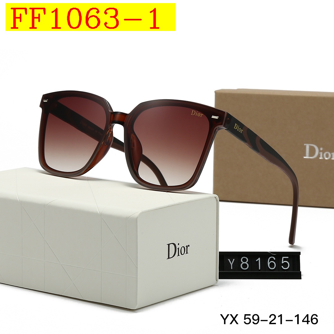 24$ dh DIOR 8165 Nylon lenses Sunglassess With Box 50276412740 FF1063 gallery