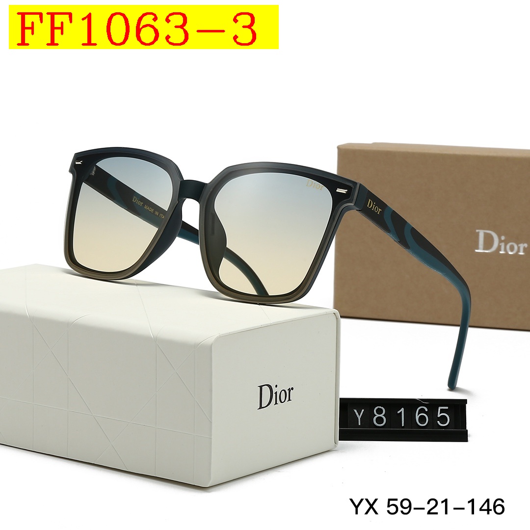24$ dh DIOR 8165 Nylon lenses Sunglassess With Box 50276412740 FF1063 gallery