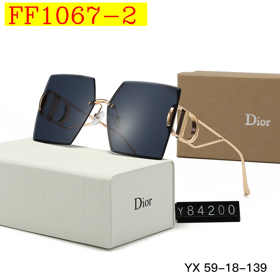 24$ dh DIOR 84200 Nylon lenses Sunglassess With Box 10572412740 FF1067 gallery