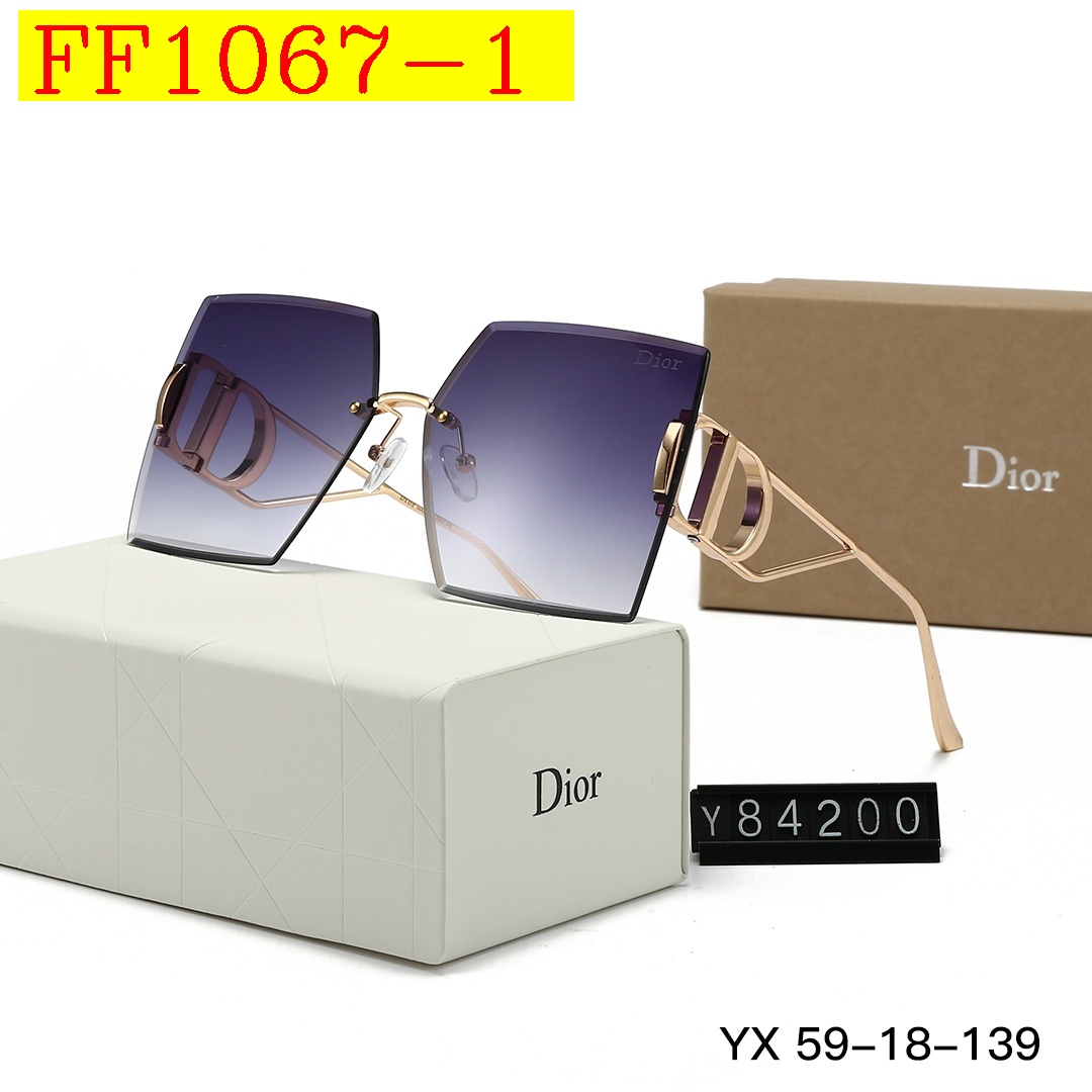 24$ dh DIOR 84200 Nylon lenses Sunglassess With Box 10572412740 FF1067 gallery
