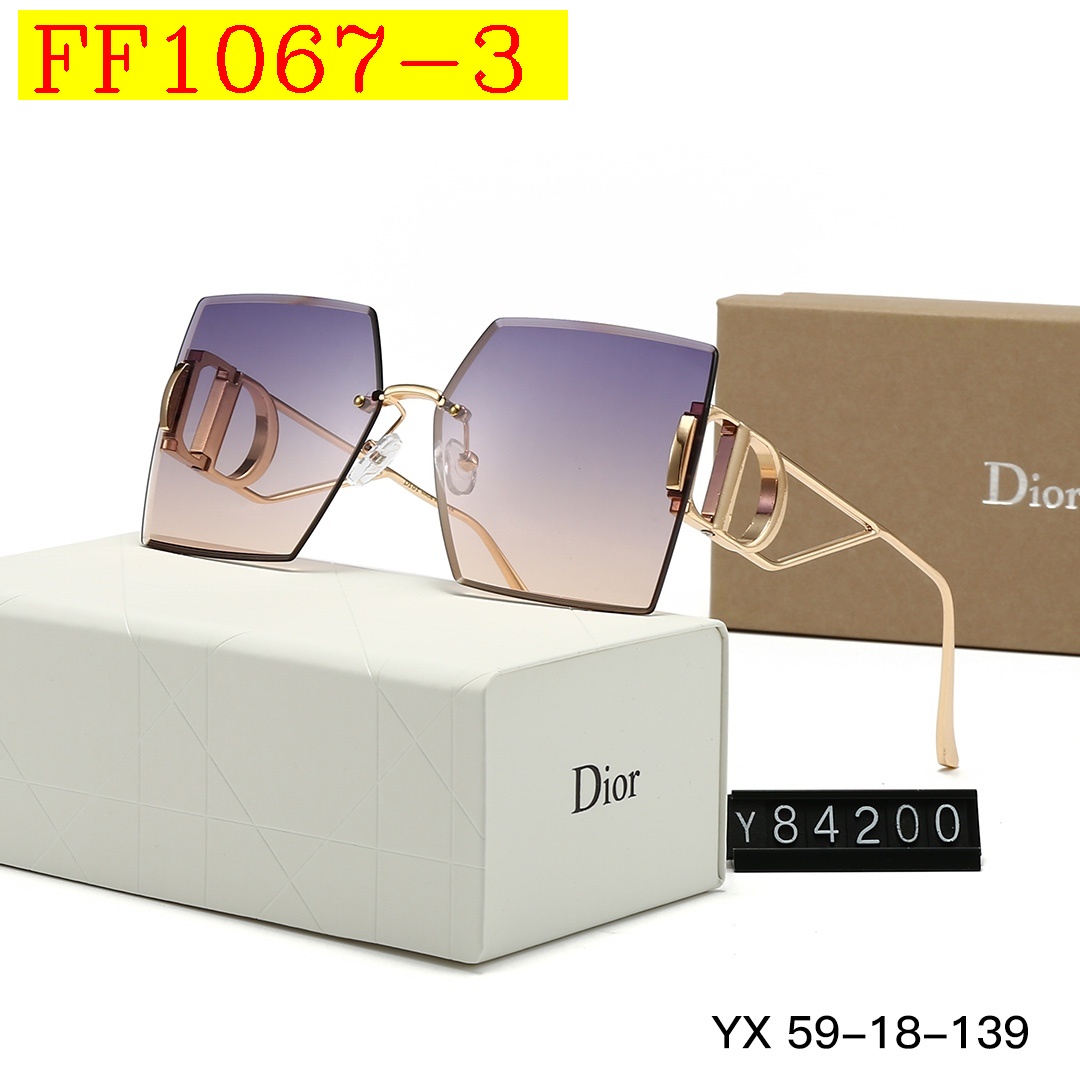 24$ dh DIOR 84200 Nylon lenses Sunglassess With Box 10572412740 FF1067 gallery
