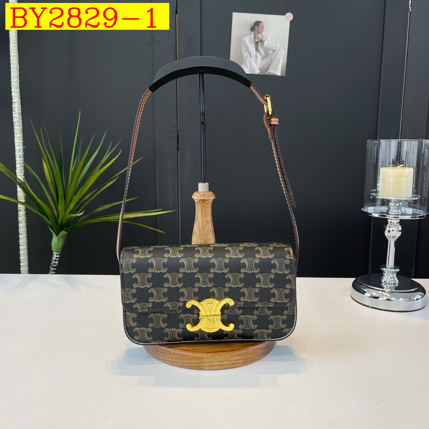26$ CELINE 9560 Shoulder bag size 21X12X4 cm 5898 BY2829 gallery