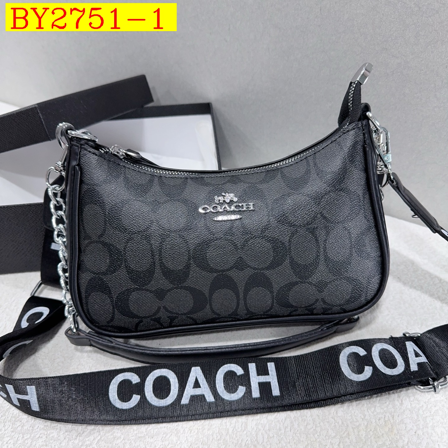 26$ COACH 9988 Shoulder bag size 25x16x6 cm 4806 BY2751 gallery