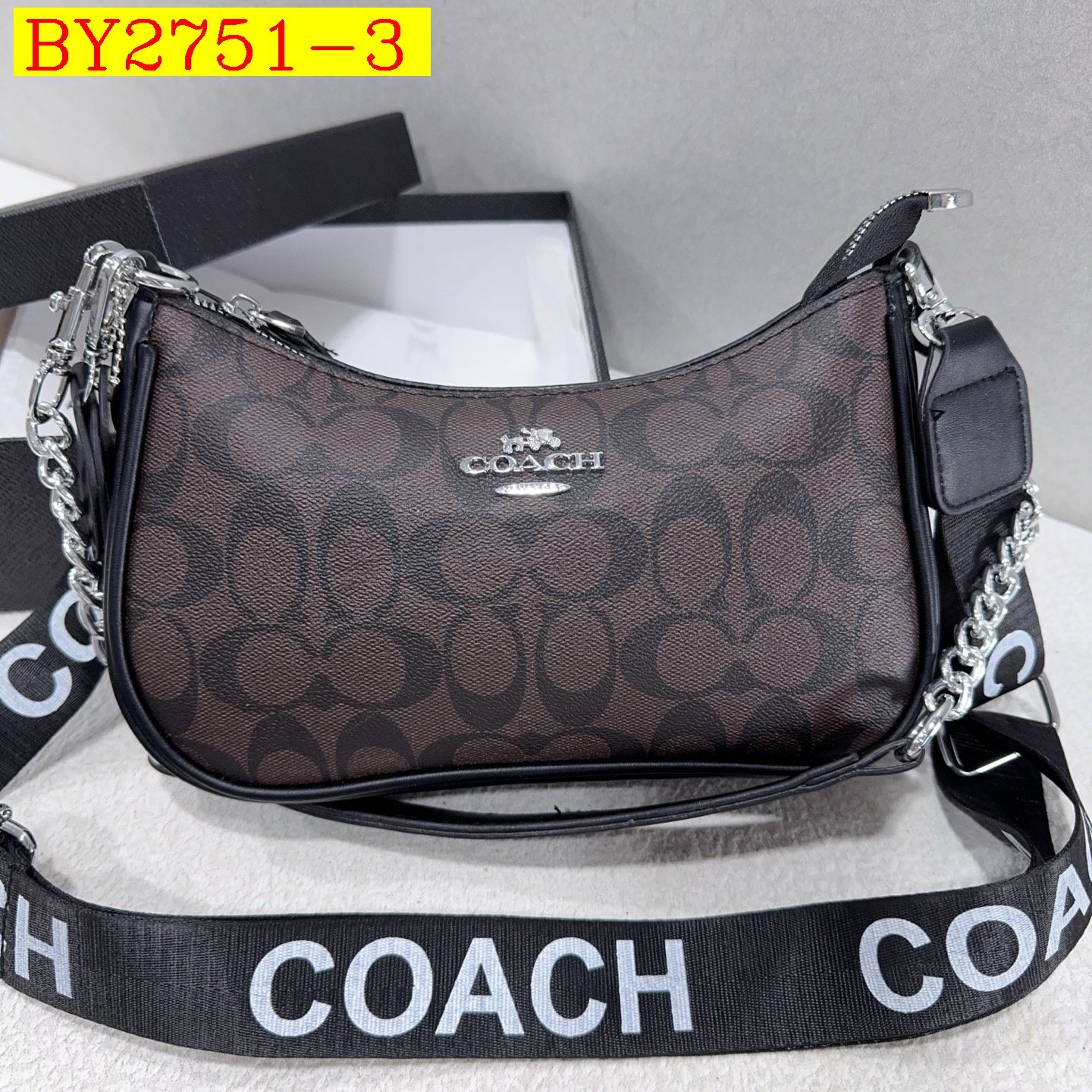 26$ COACH 9988 Shoulder bag size 25x16x6 cm 4806 BY2751 gallery