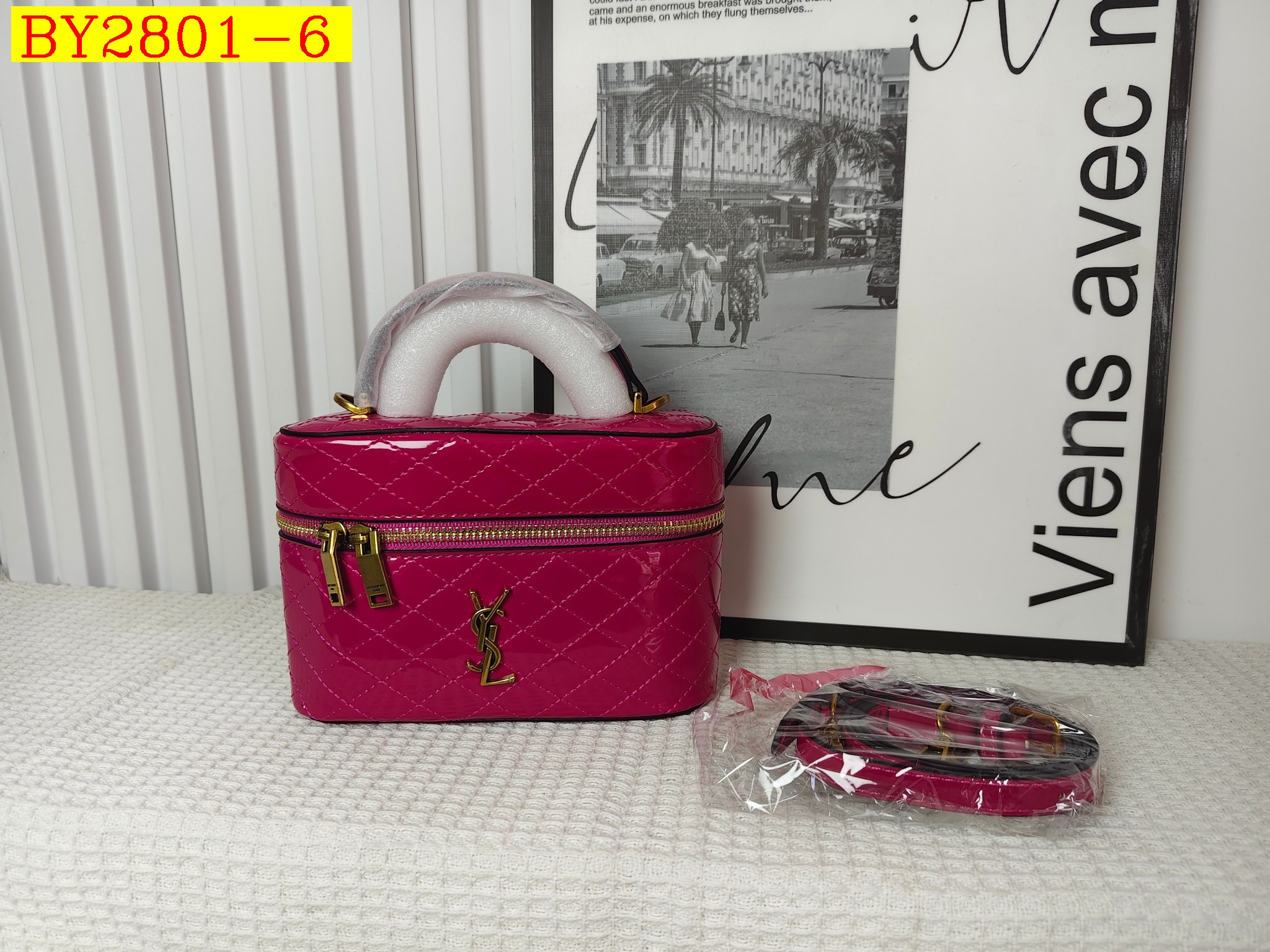 26$ YSL 68003 Shoulder bag size 18x7x11 cm 9952 BY2801 gallery