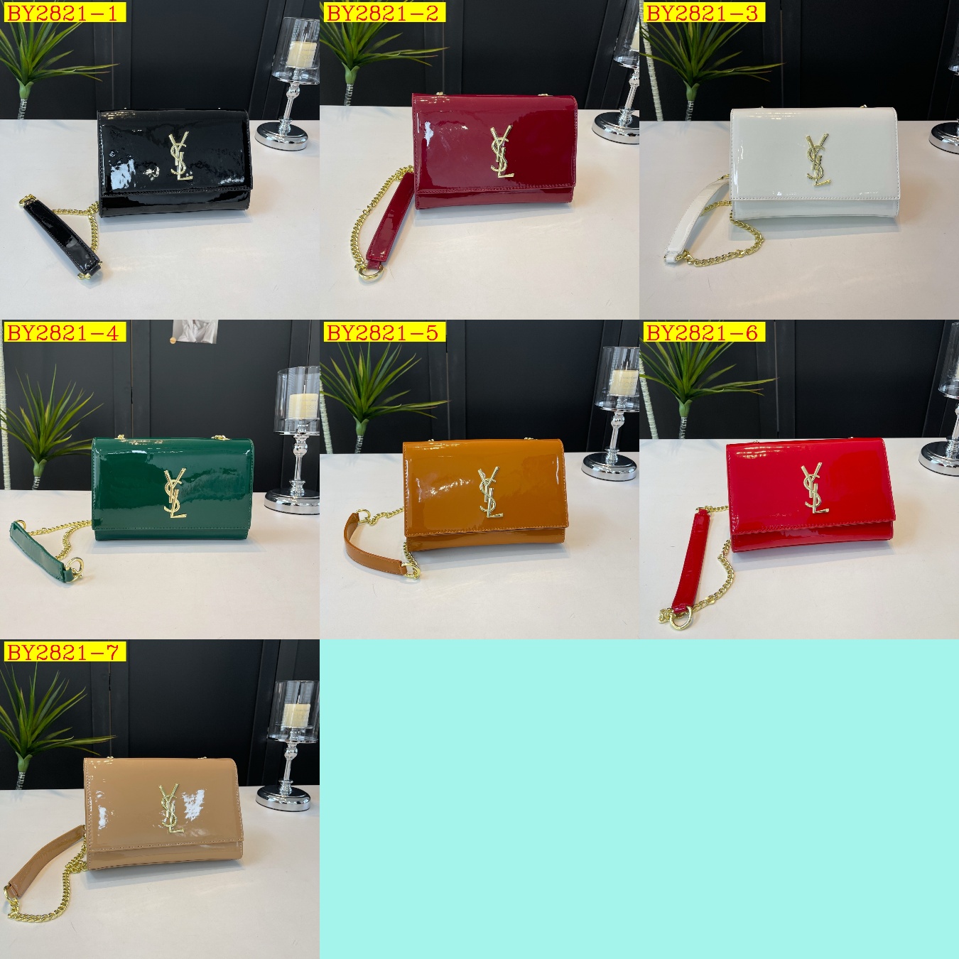 26$ YSL 78801 Shoulder bag size 22x15x5 cm 4882 BY2821 gallery