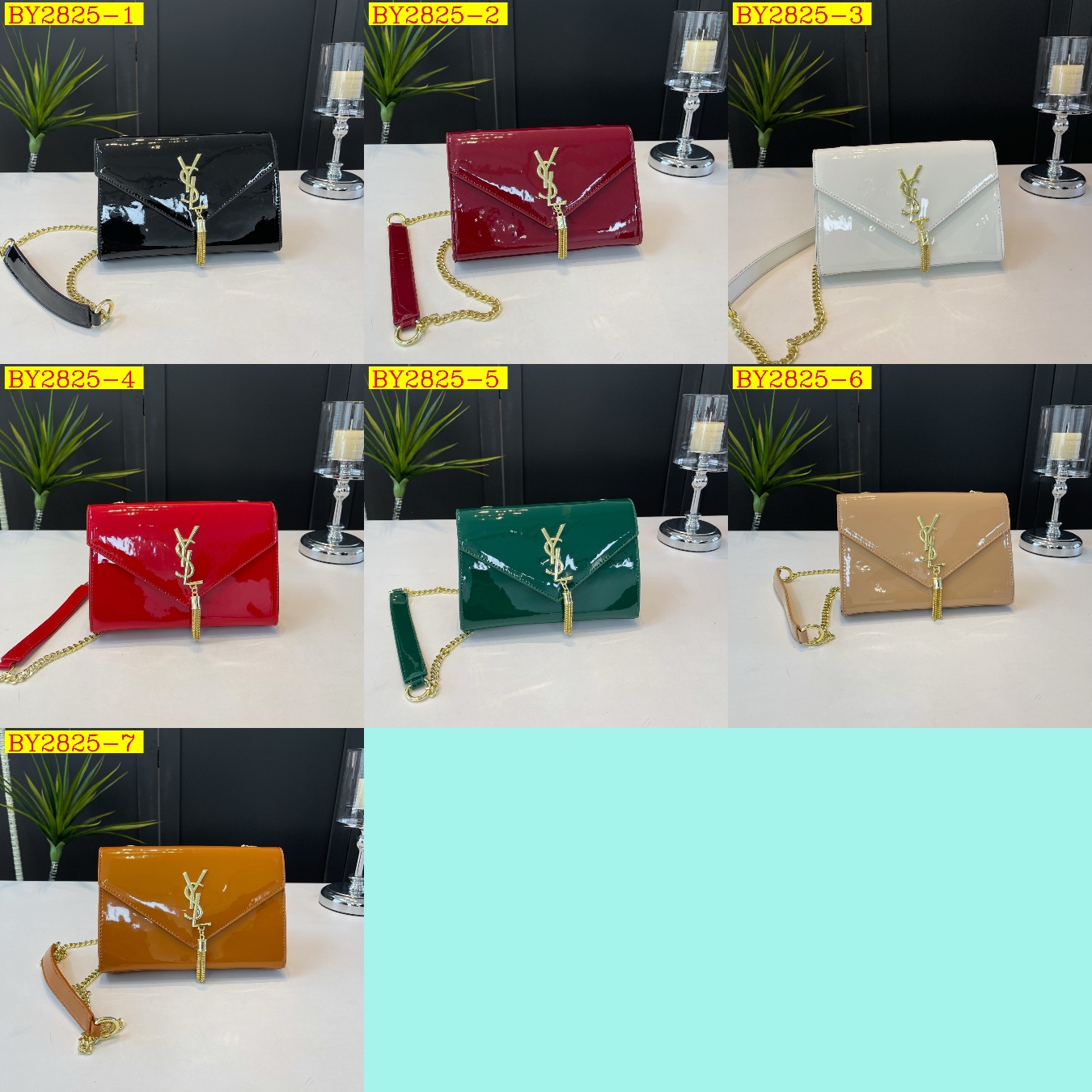 26$ YSL 78803 Shoulder bag size 22x15x6 cm 1884 BY2825 gallery