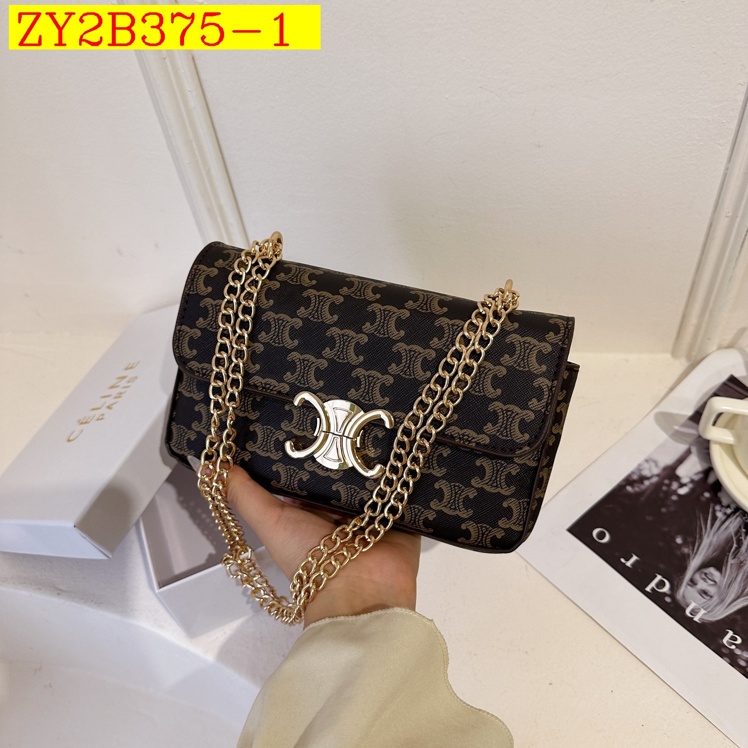 26$ new_dh CELINE S1203 SIZE 21X14X4 CM 90574612659 ZY2B375 gallery