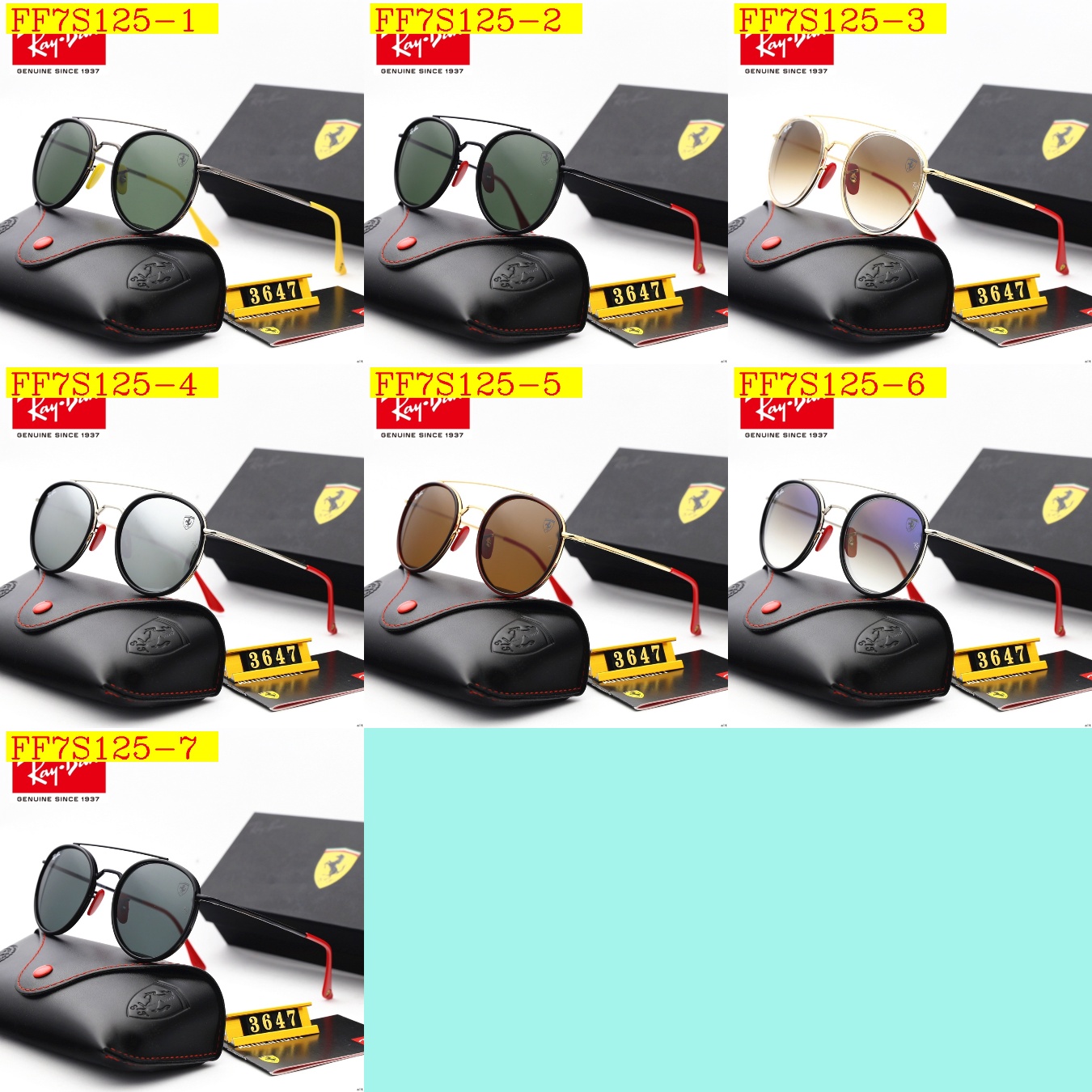 26$ new_dh Ray Ban 0RB3647N 91504612754 FF7S125 gallery