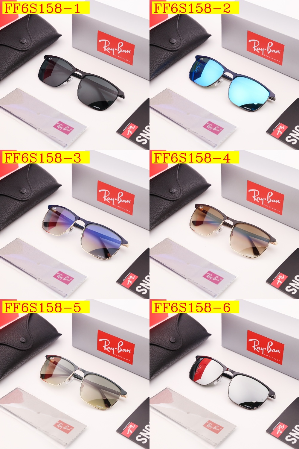 26$ new_dh Ray Ban 0RB3686 91615012757 FF6S158 gallery