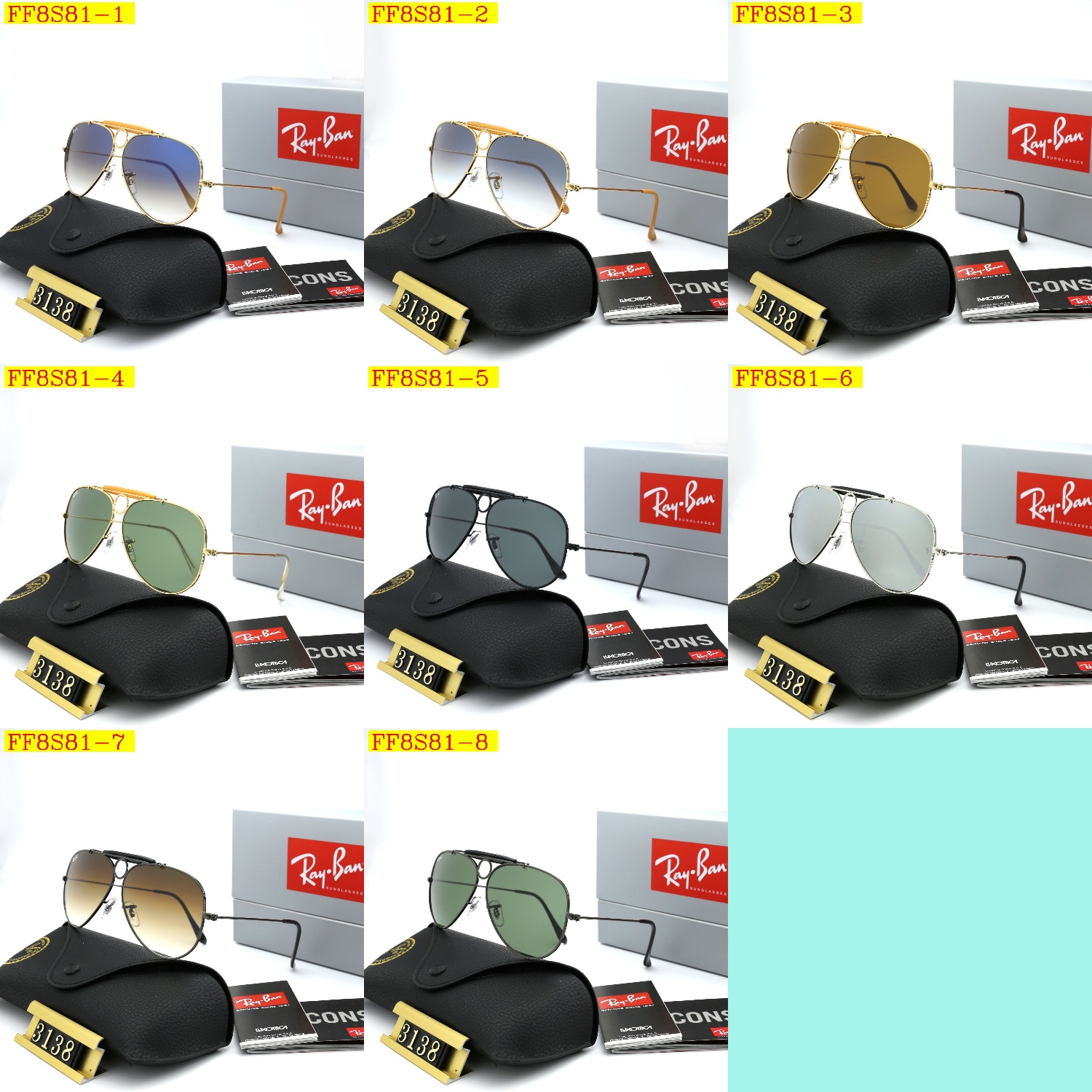 26$ new_dh Ray Ban 3138 31201612754 FF8S81 gallery