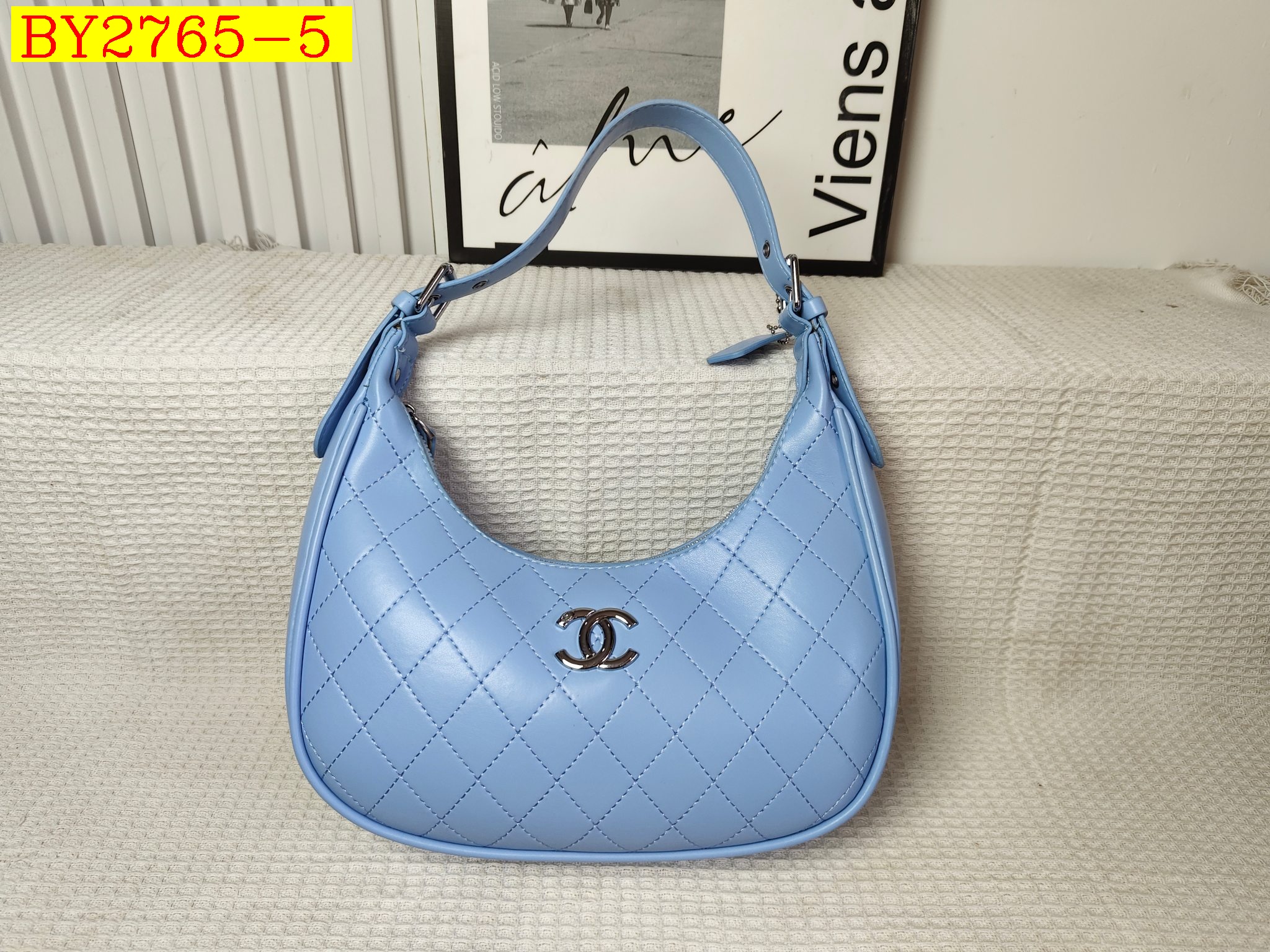 27$ CHANEL 9126 Shoulder bag size 27x25x7 cm 0922 BY2765 gallery