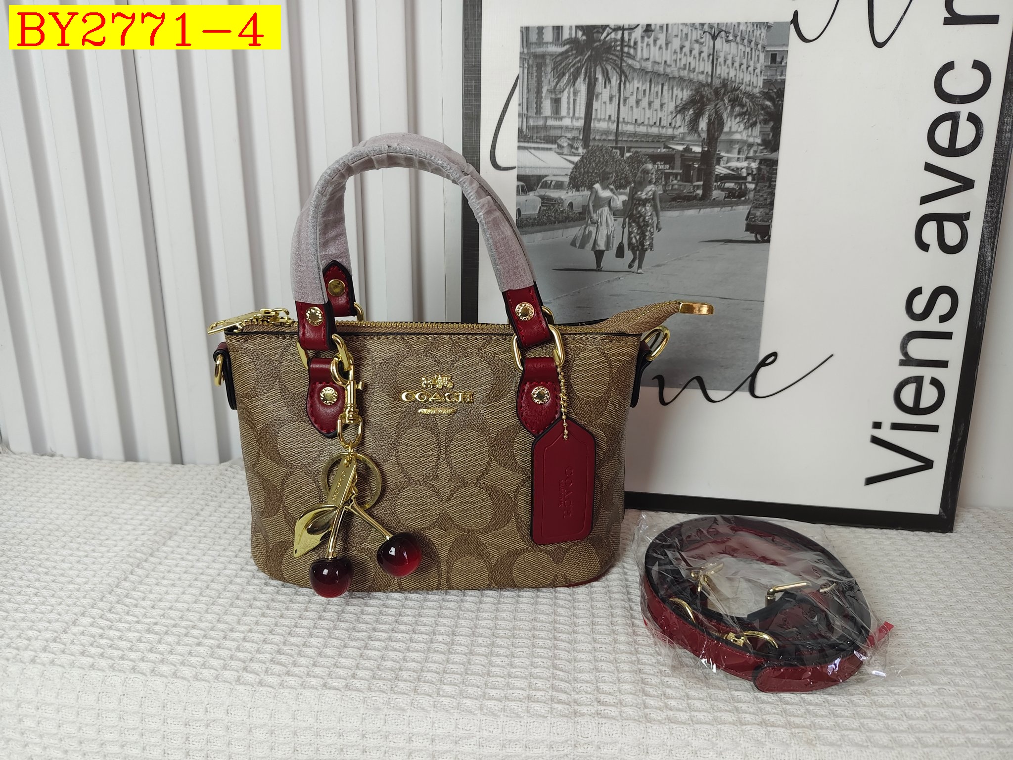 27$ COACH 2513 Tote bag size 20x13x11 cm 5922 BY2771 gallery