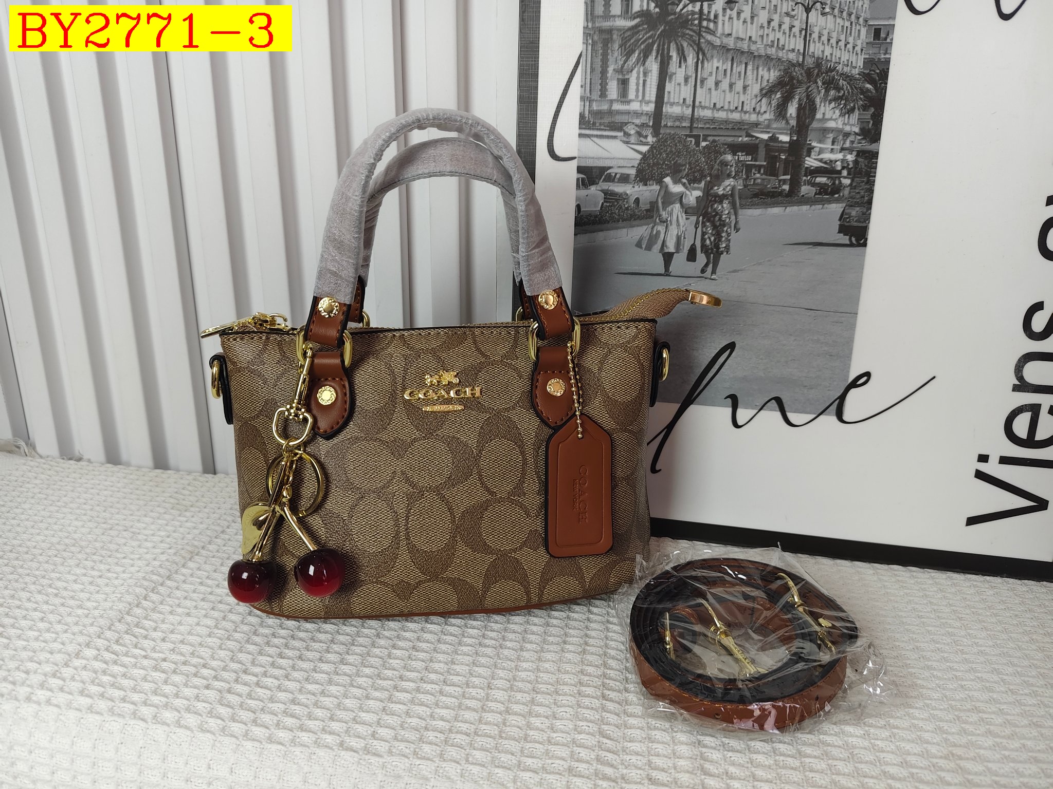 27$ COACH 2513 Tote bag size 20x13x11 cm 5922 BY2771 gallery