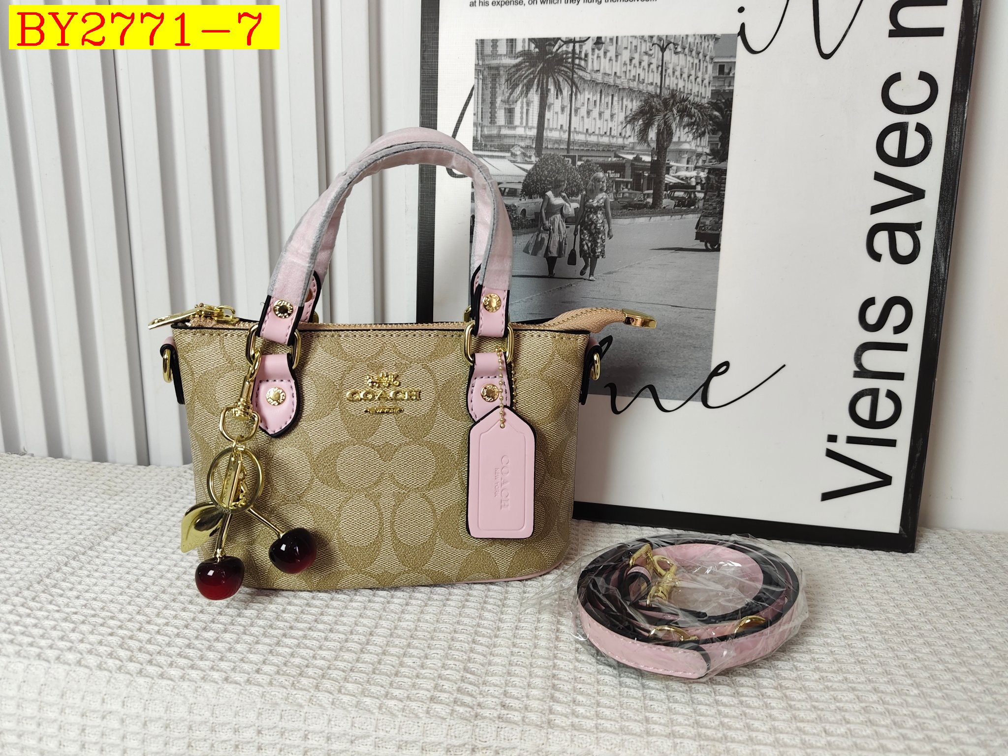 27$ COACH 2513 Tote bag size 20x13x11 cm 5922 BY2771 gallery