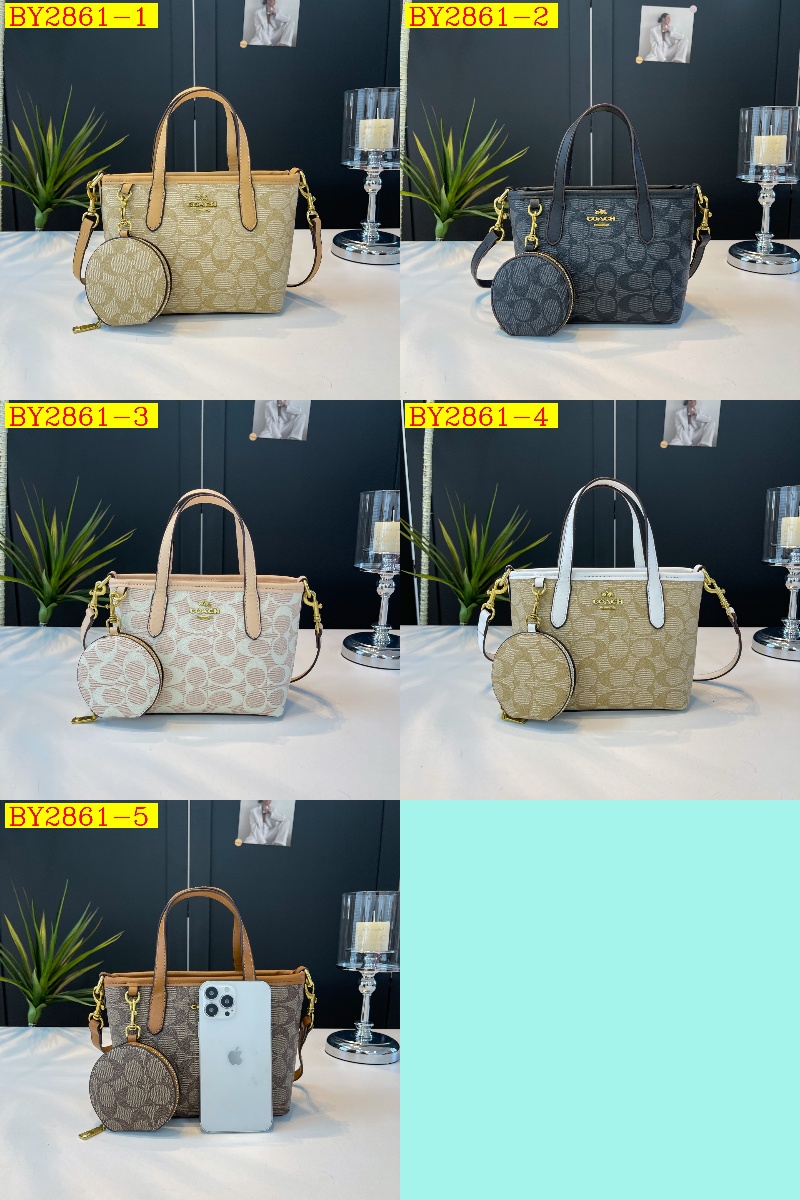 27$ COACH 501 Tote bag size 24X16X10 cm 6932 BY2861 gallery
