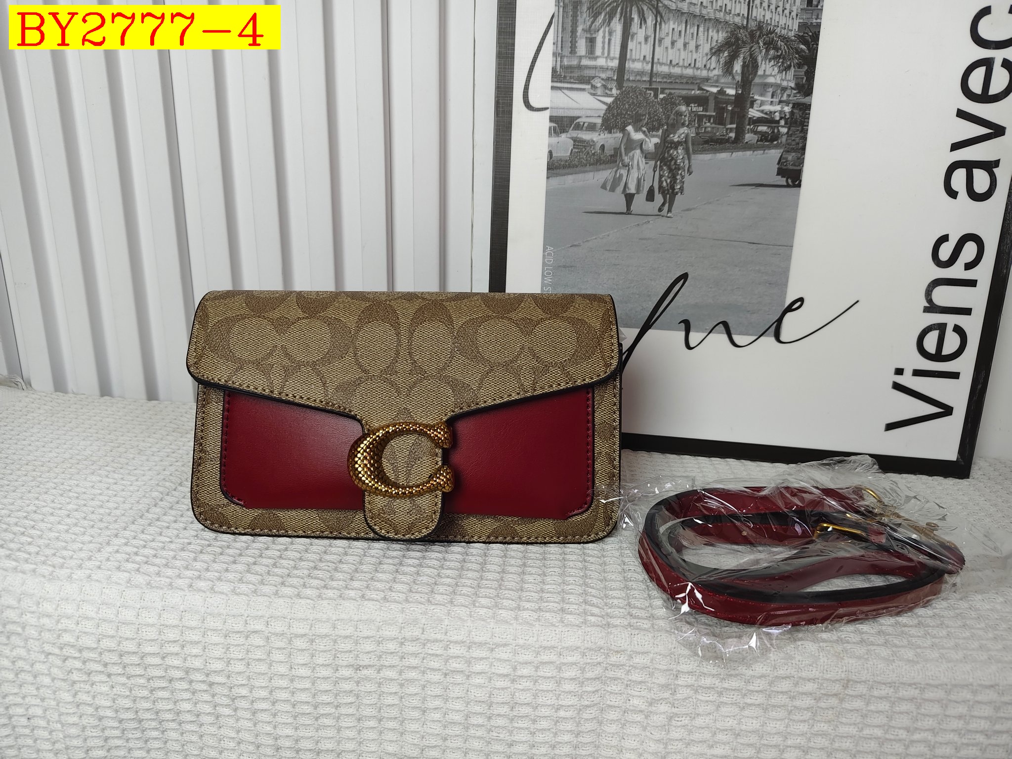 27$ COACH 68008 Shoulder bag size 20x10x8 cm 9950 BY2777 gallery