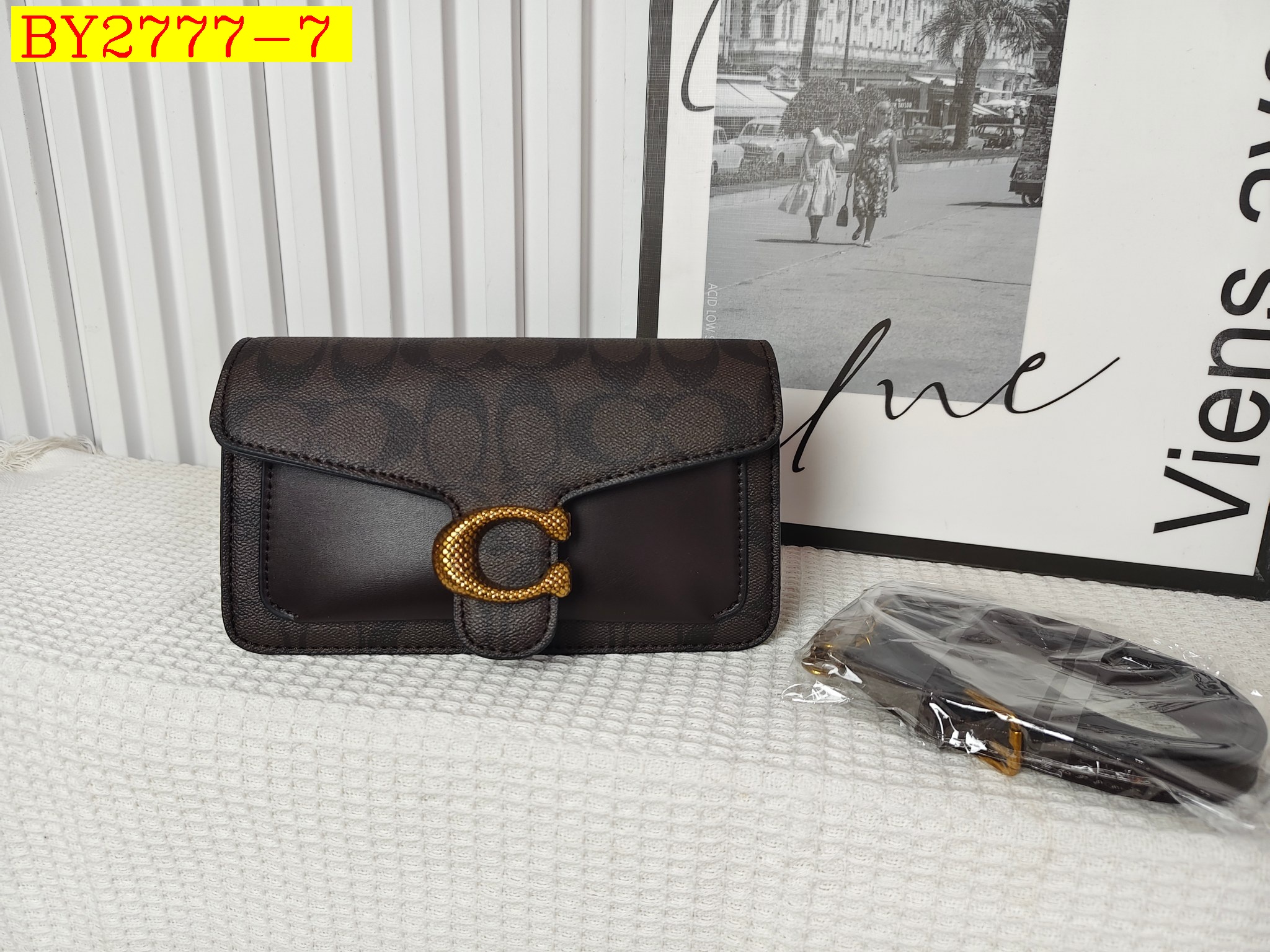 27$ COACH 68008 Shoulder bag size 20x10x8 cm 9950 BY2777 gallery