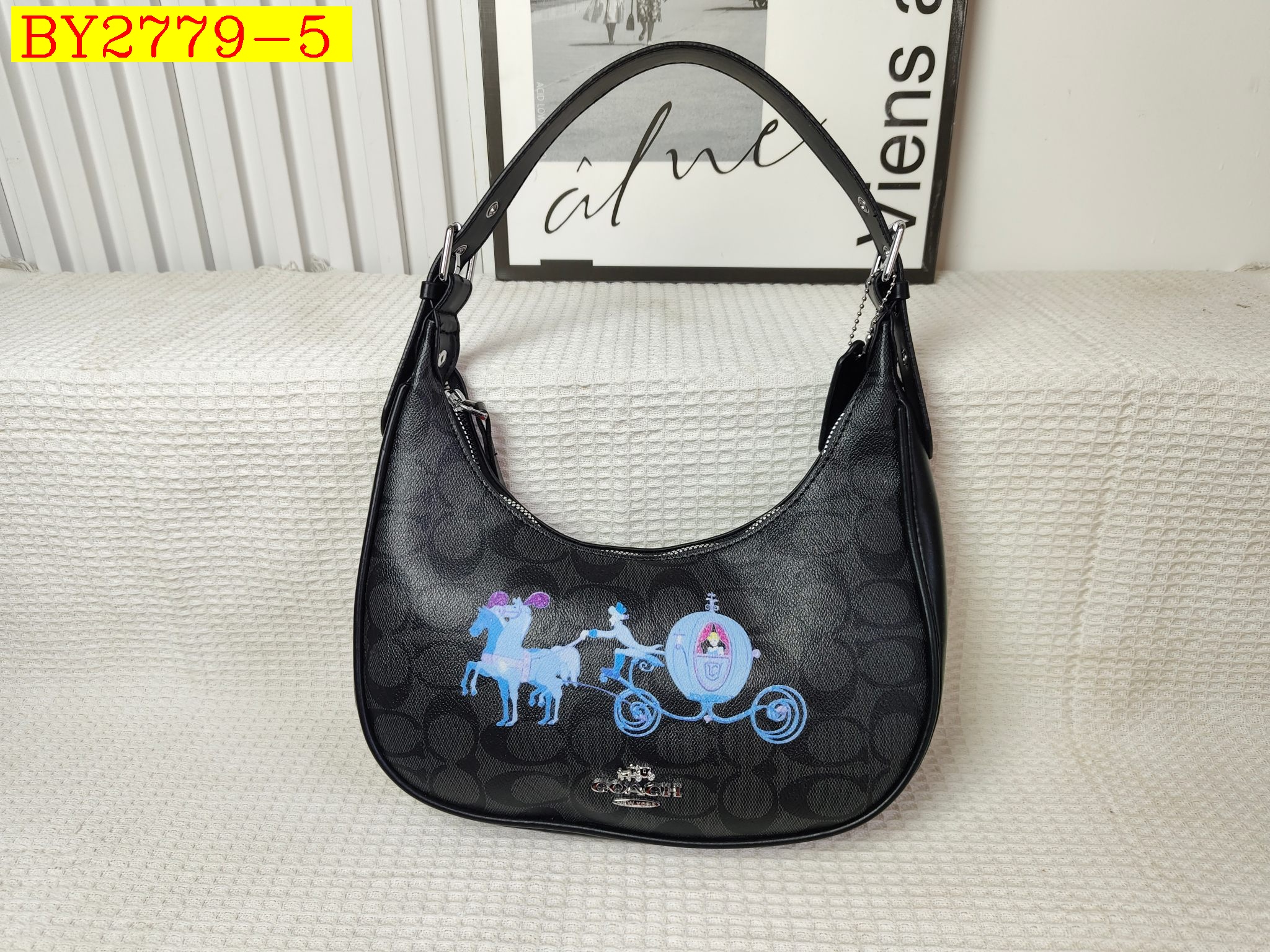 27$ COACH 9128 Shoulder bag size 27x25x7 cm 0962 BY2779 gallery