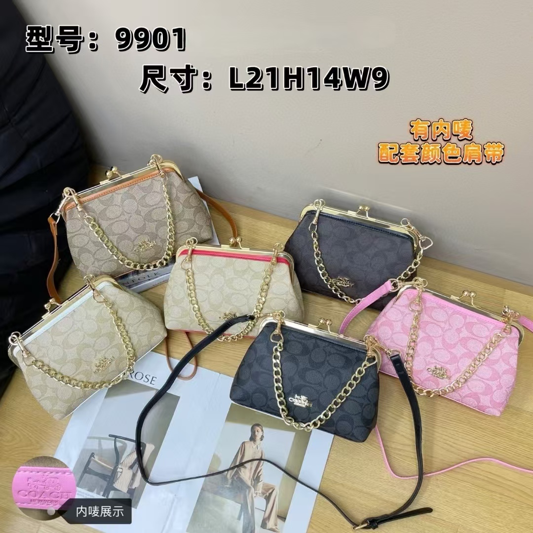 27$ COACH 9901 Shoulder bag size 21X14X9 cm 7972 BY2865 gallery