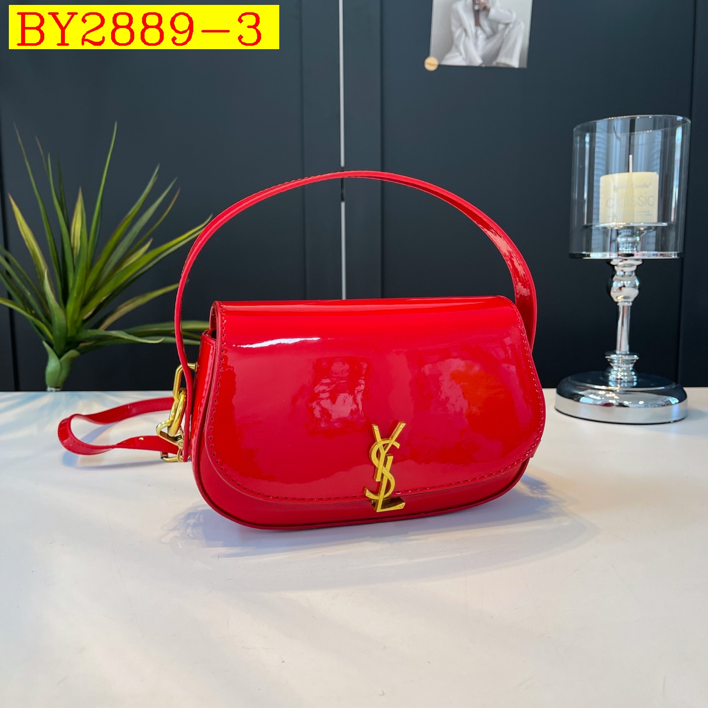 27$ YSL 58802 Shoulder bag size 20X13X6 cm 0858 BY2889 gallery