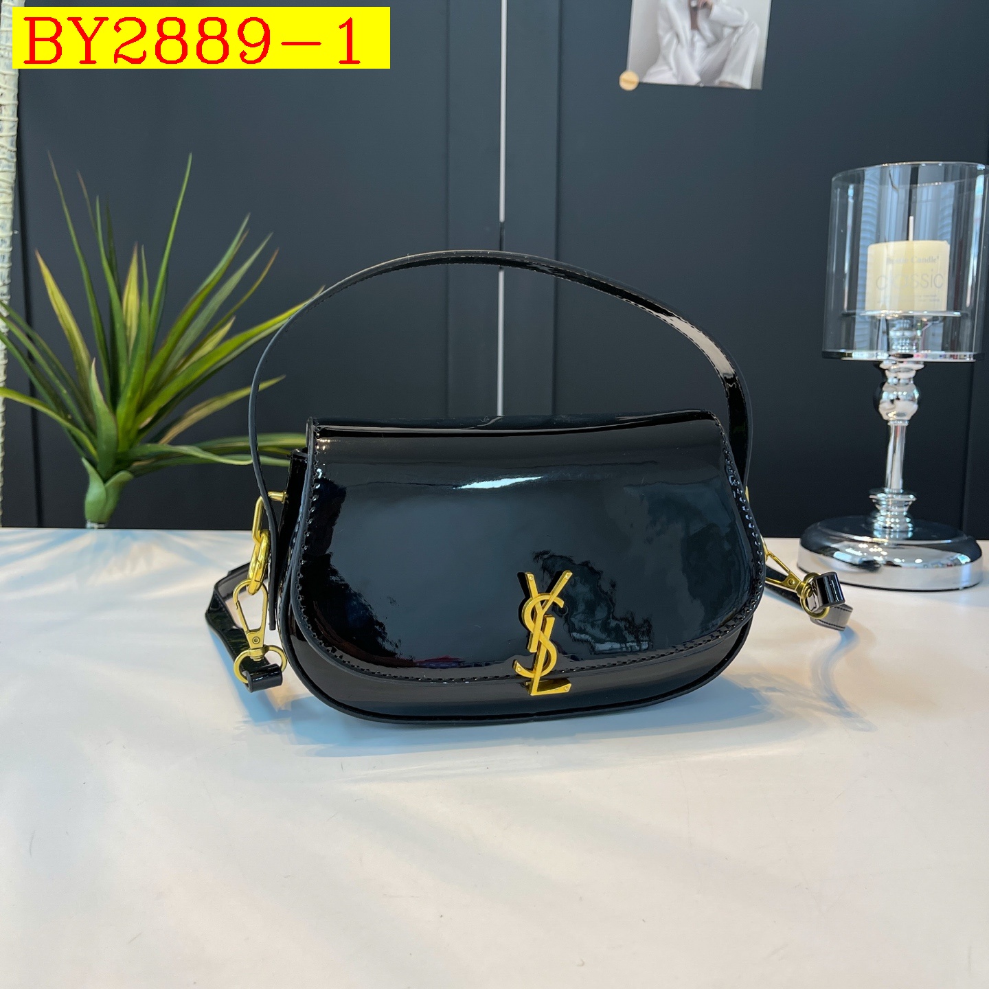 27$ YSL 58802 Shoulder bag size 20X13X6 cm 0858 BY2889 gallery