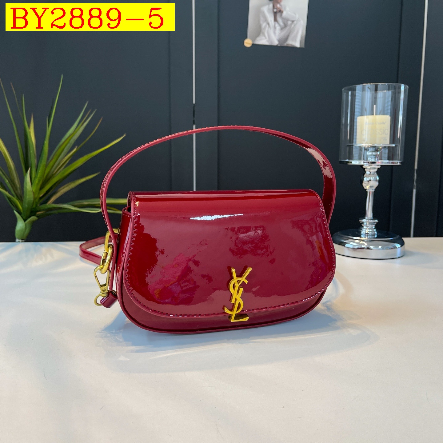 27$ YSL 58802 Shoulder bag size 20X13X6 cm 0858 BY2889 gallery