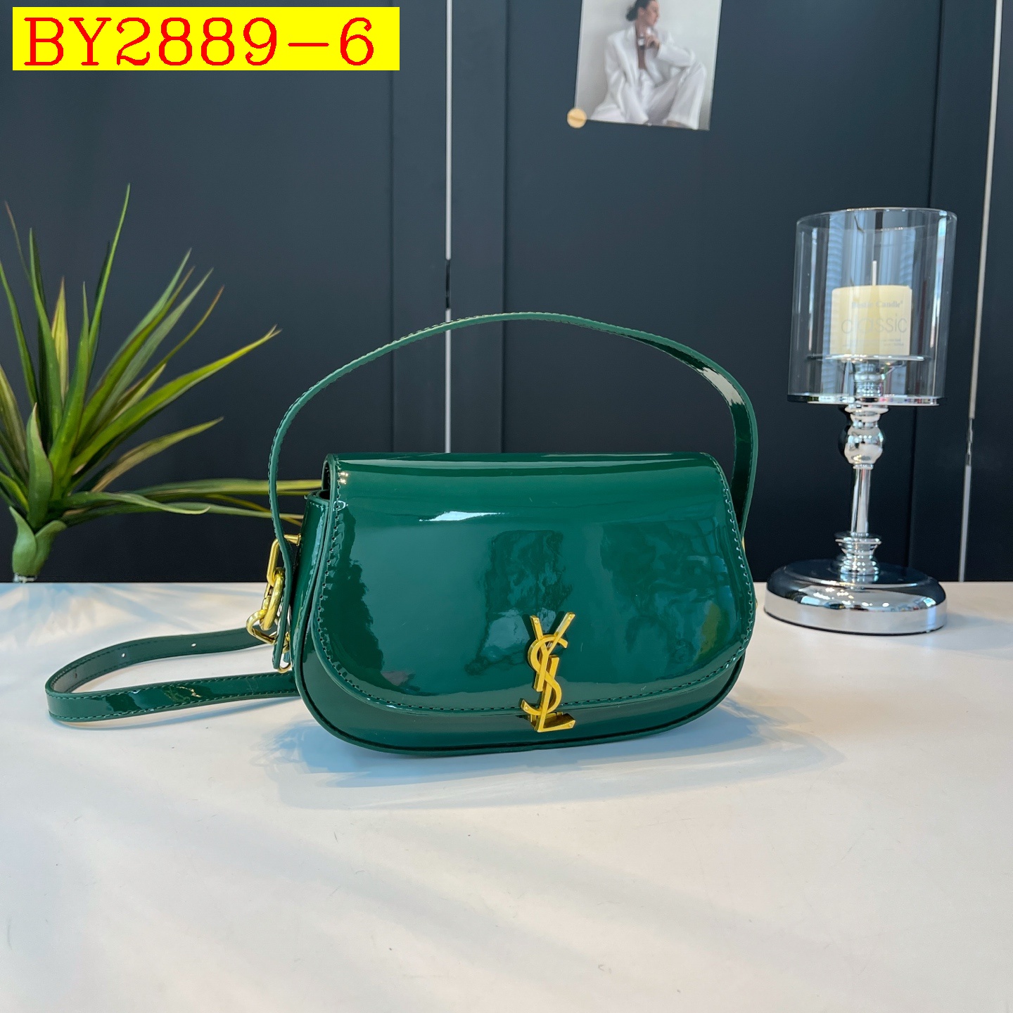 27$ YSL 58802 Shoulder bag size 20X13X6 cm 0858 BY2889 gallery