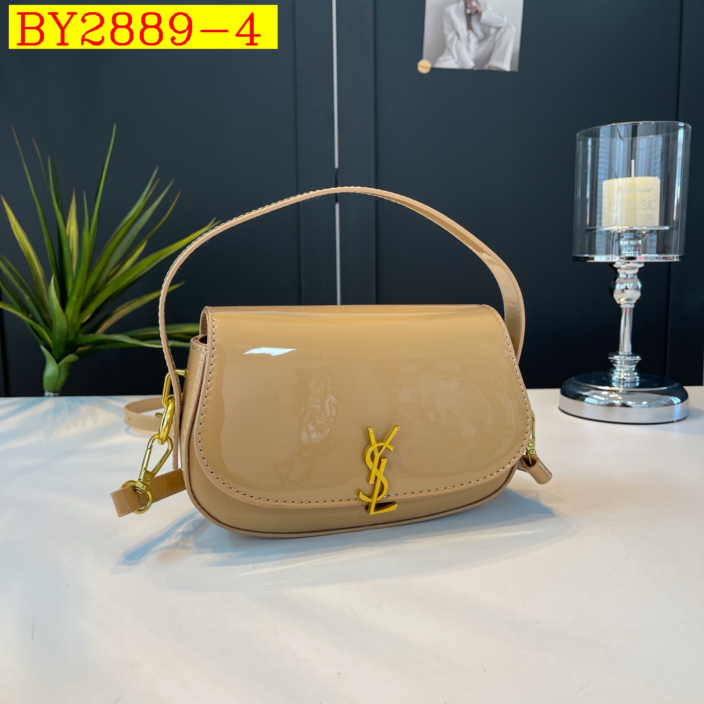 27$ YSL 58802 Shoulder bag size 20X13X6 cm 0858 BY2889 gallery