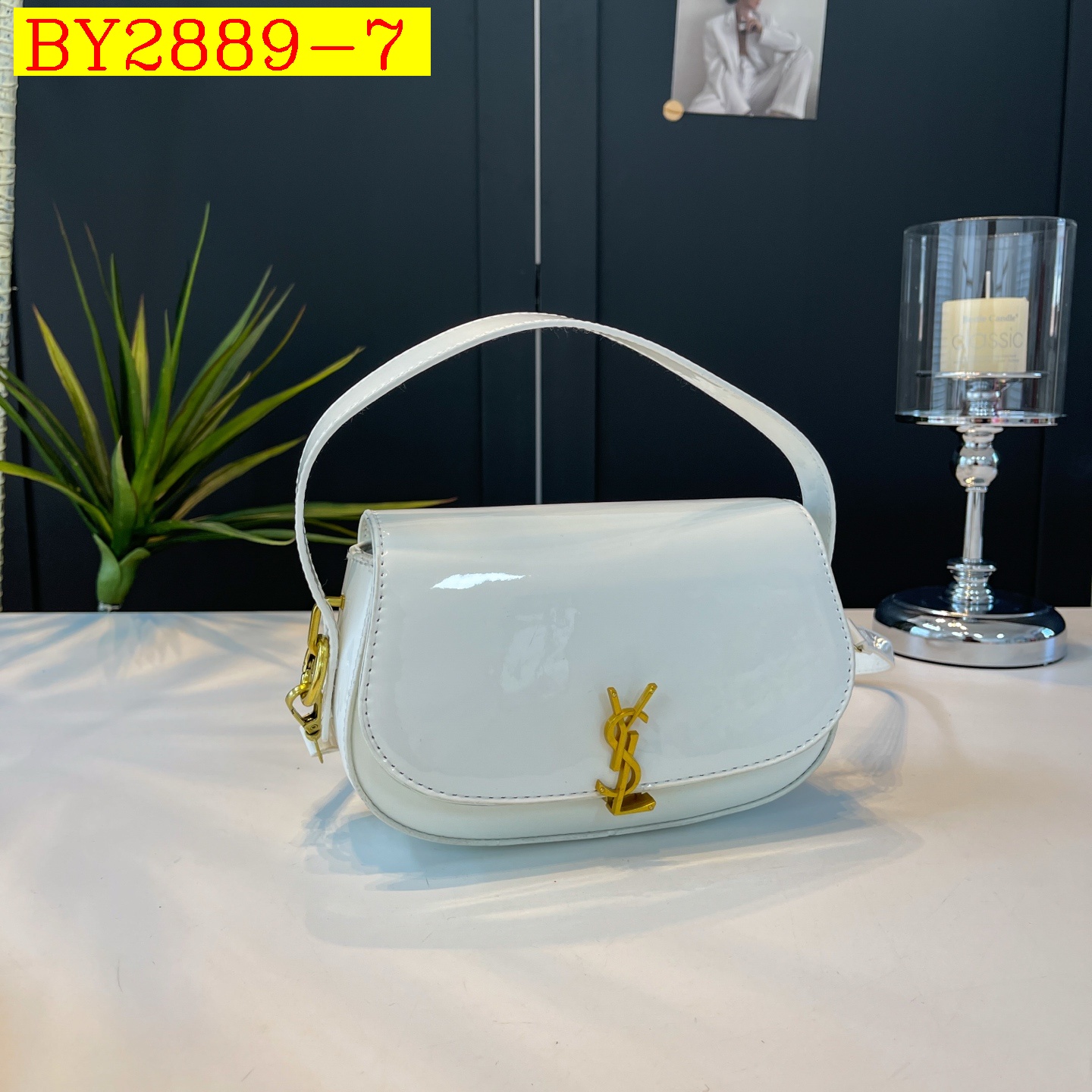27$ YSL 58802 Shoulder bag size 20X13X6 cm 0858 BY2889 gallery