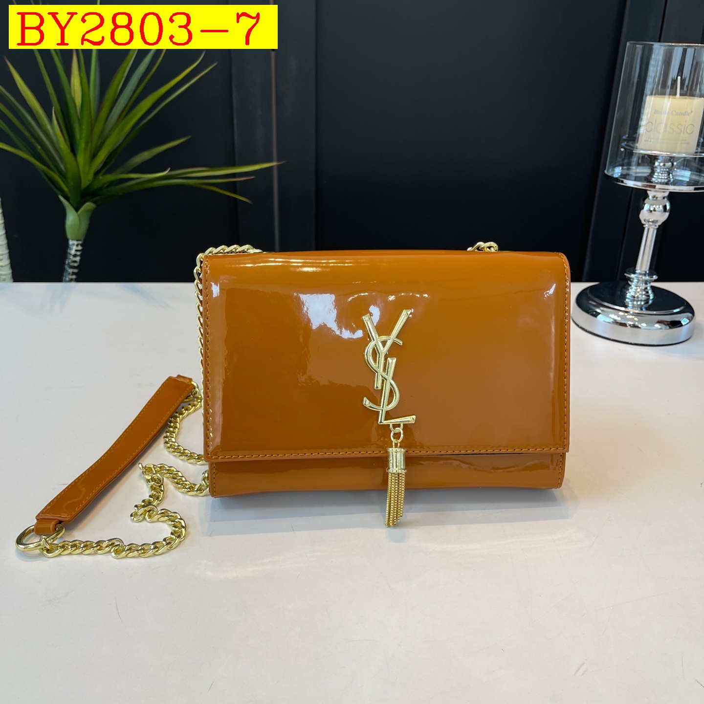 27$ YSL 78804 Shoulder bag size 22x15x5 cm 6874 BY2803 gallery