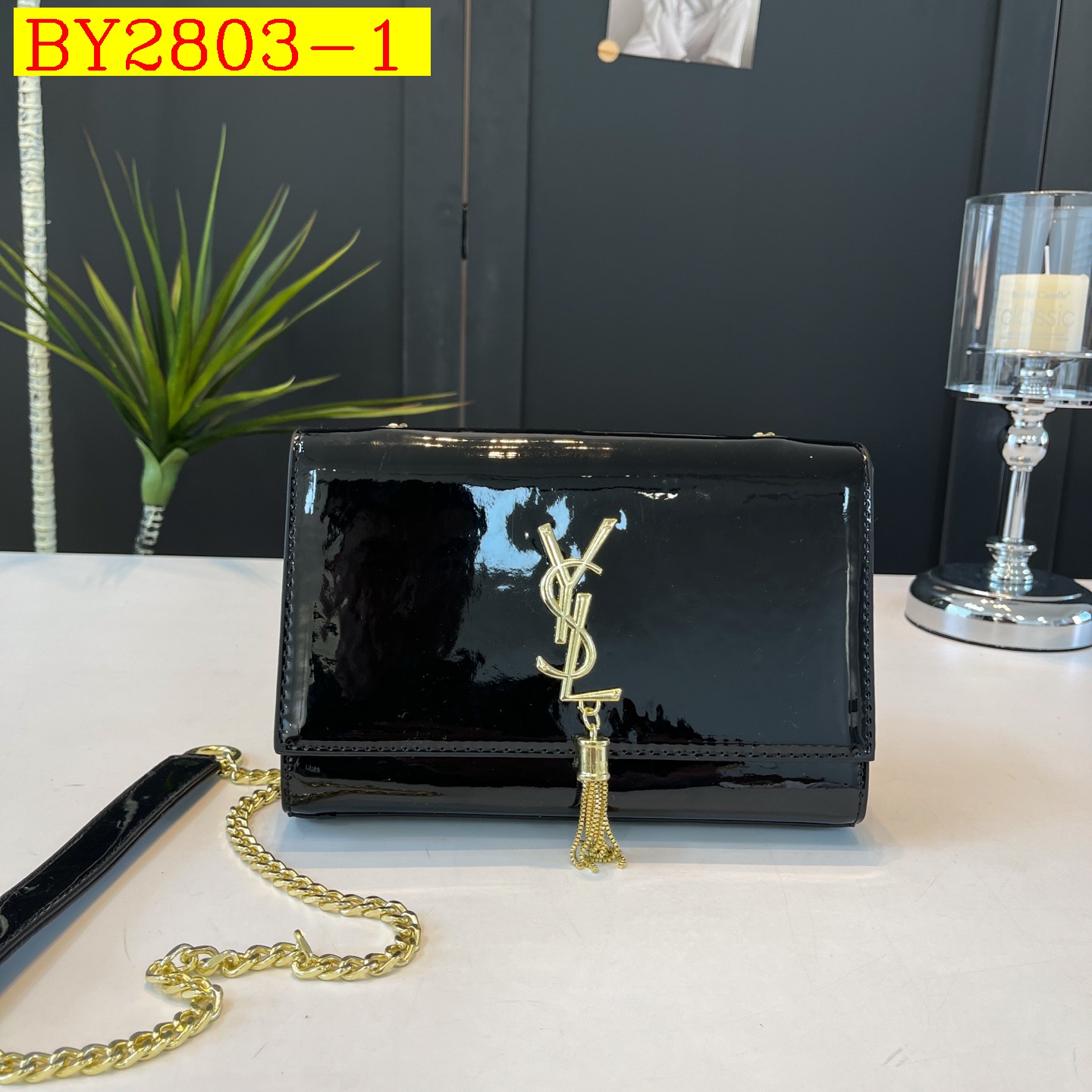 27$ YSL 78804 Shoulder bag size 22x15x5 cm 6874 BY2803 gallery